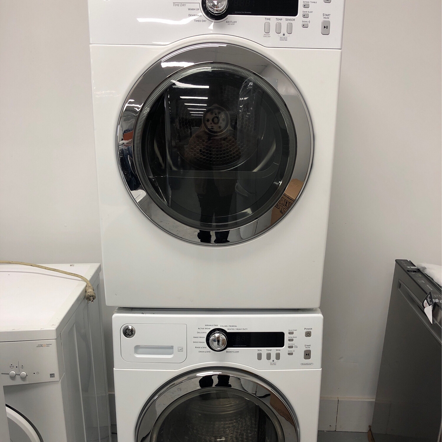 GE 24" Front-Load Washer & Dryer Set