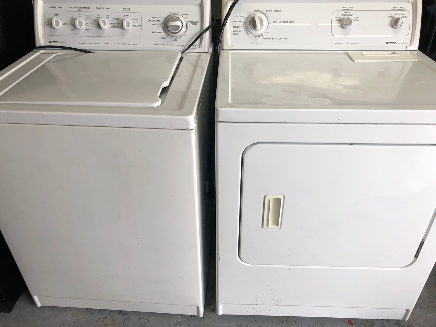 Kenmore Washer & Dryer Set