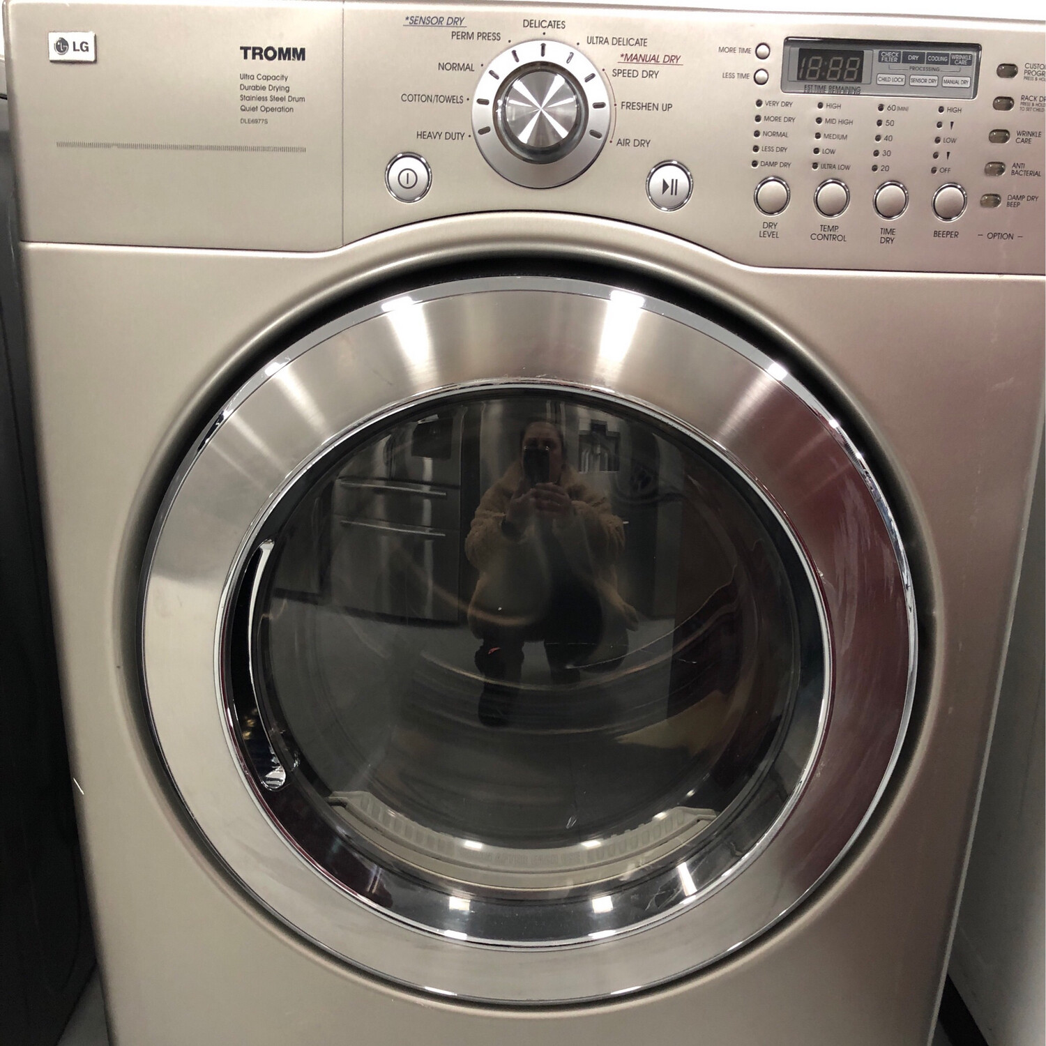 LG Tromm Front-Load Dryer, 7.3 Cu.Ft