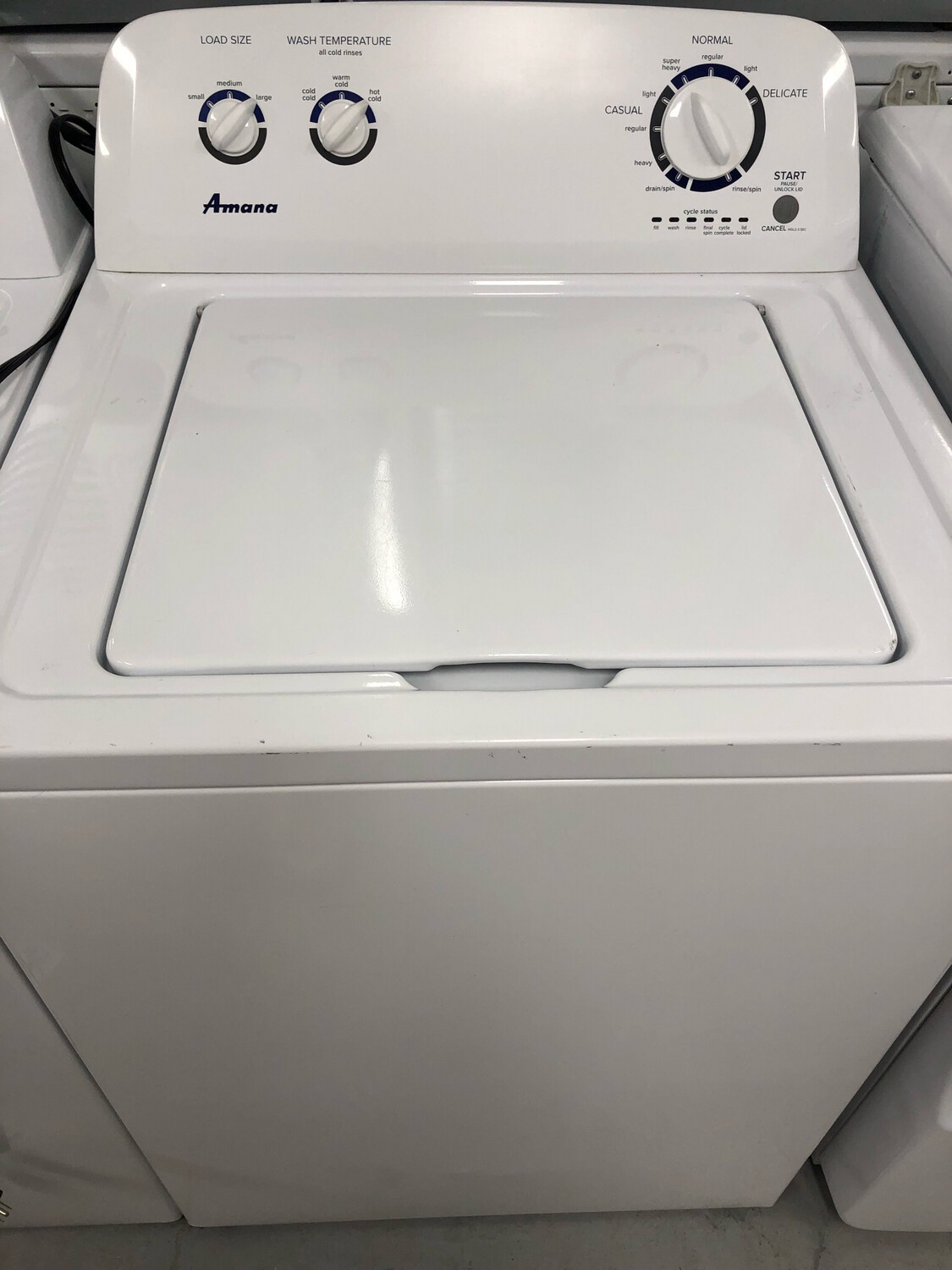 Amana Top-Load, 3.6 Cu.Ft Washer