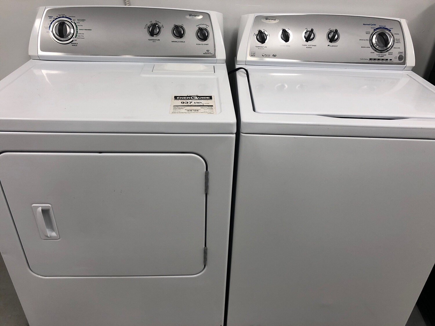 Whirlpool Top-Load Washer & Dryer Set