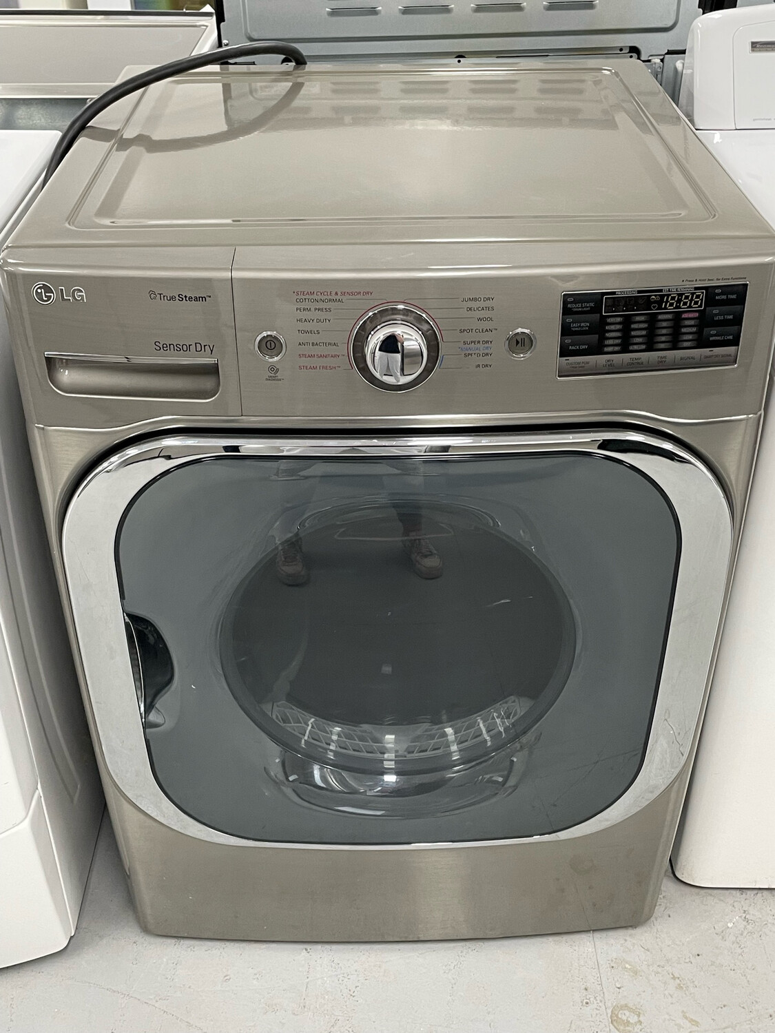 LG Steam Front-Load Dryer, 9.0 Cu.Ft