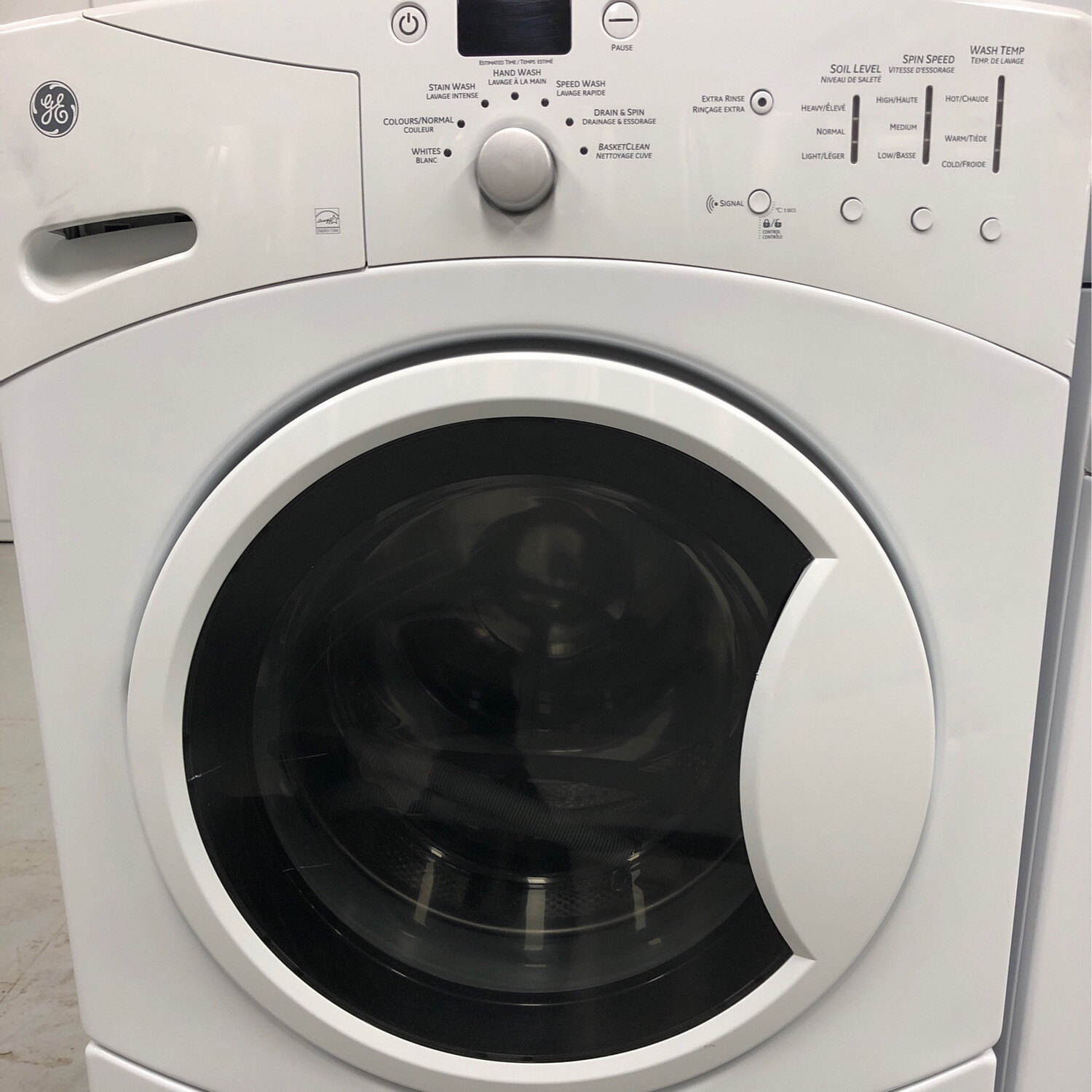 GE Front-Load Washer, 3.8 Cu.Ft