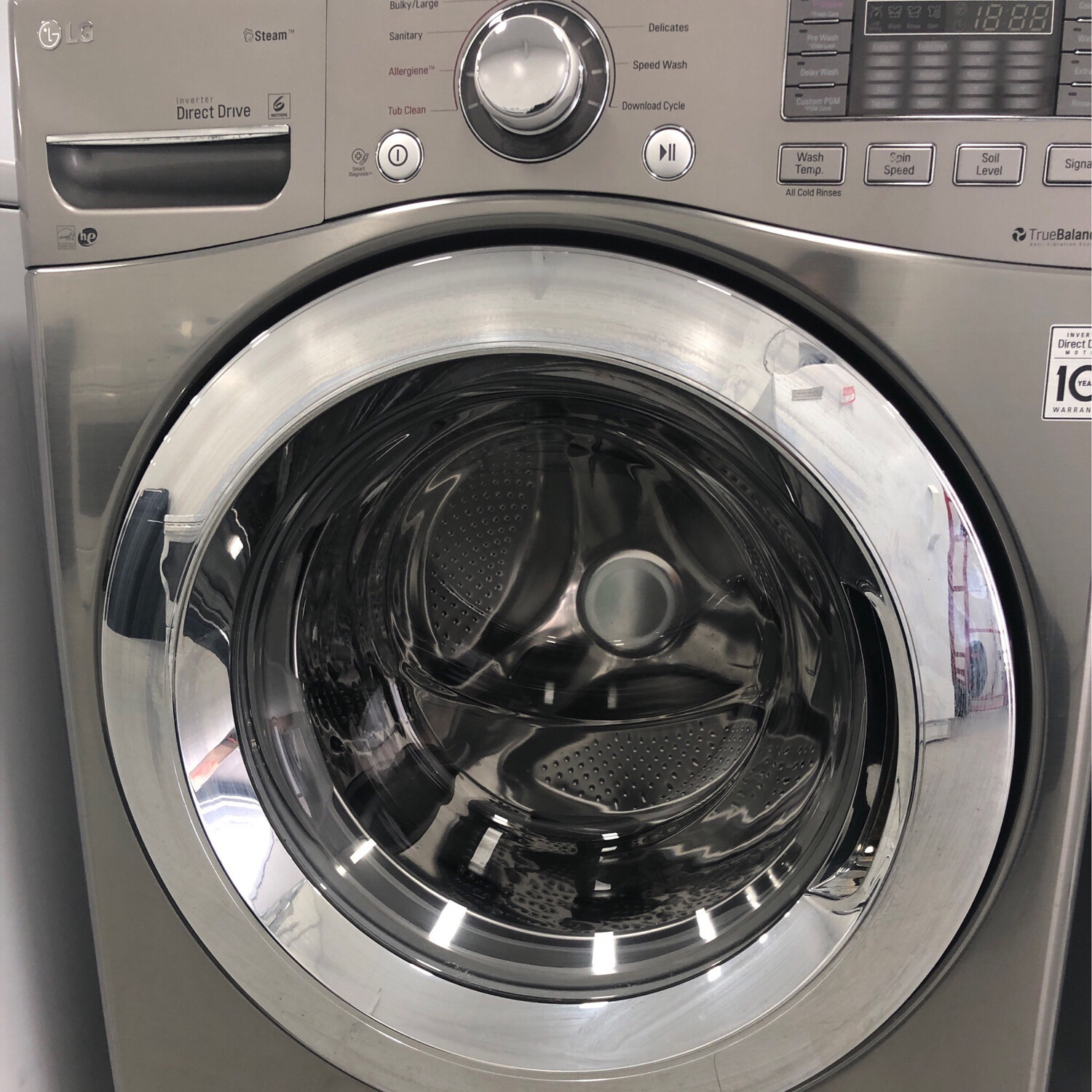 LG Front-Load Washer, 5.0 Cu.Ft