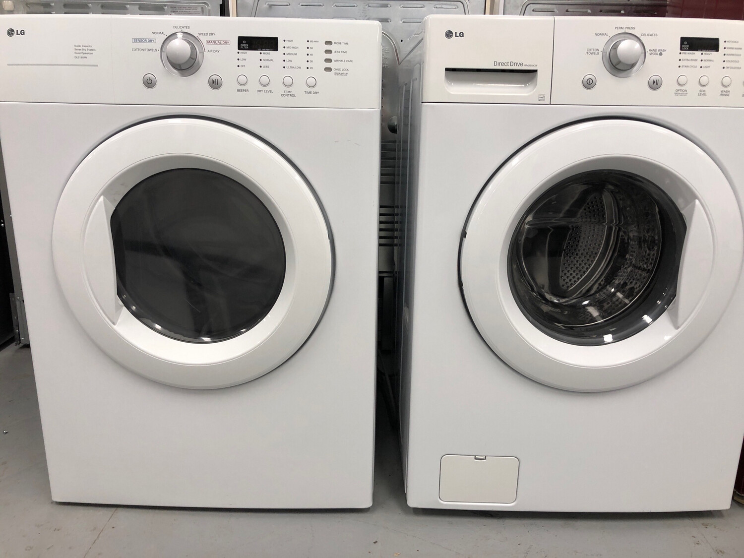 LG Front-Load Washer & Dryer Set