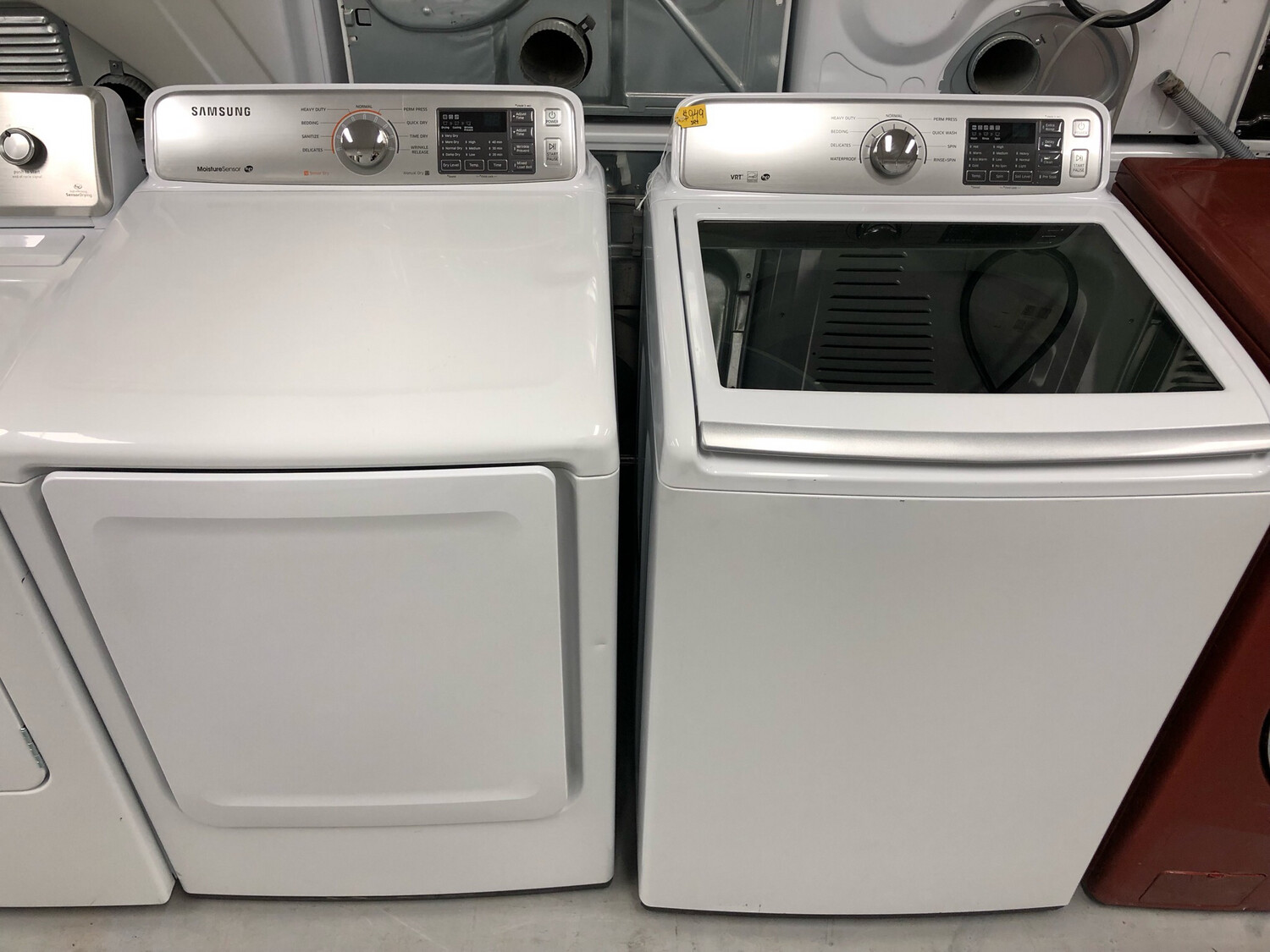 Samsung Top-Load Washer & Dryer Set