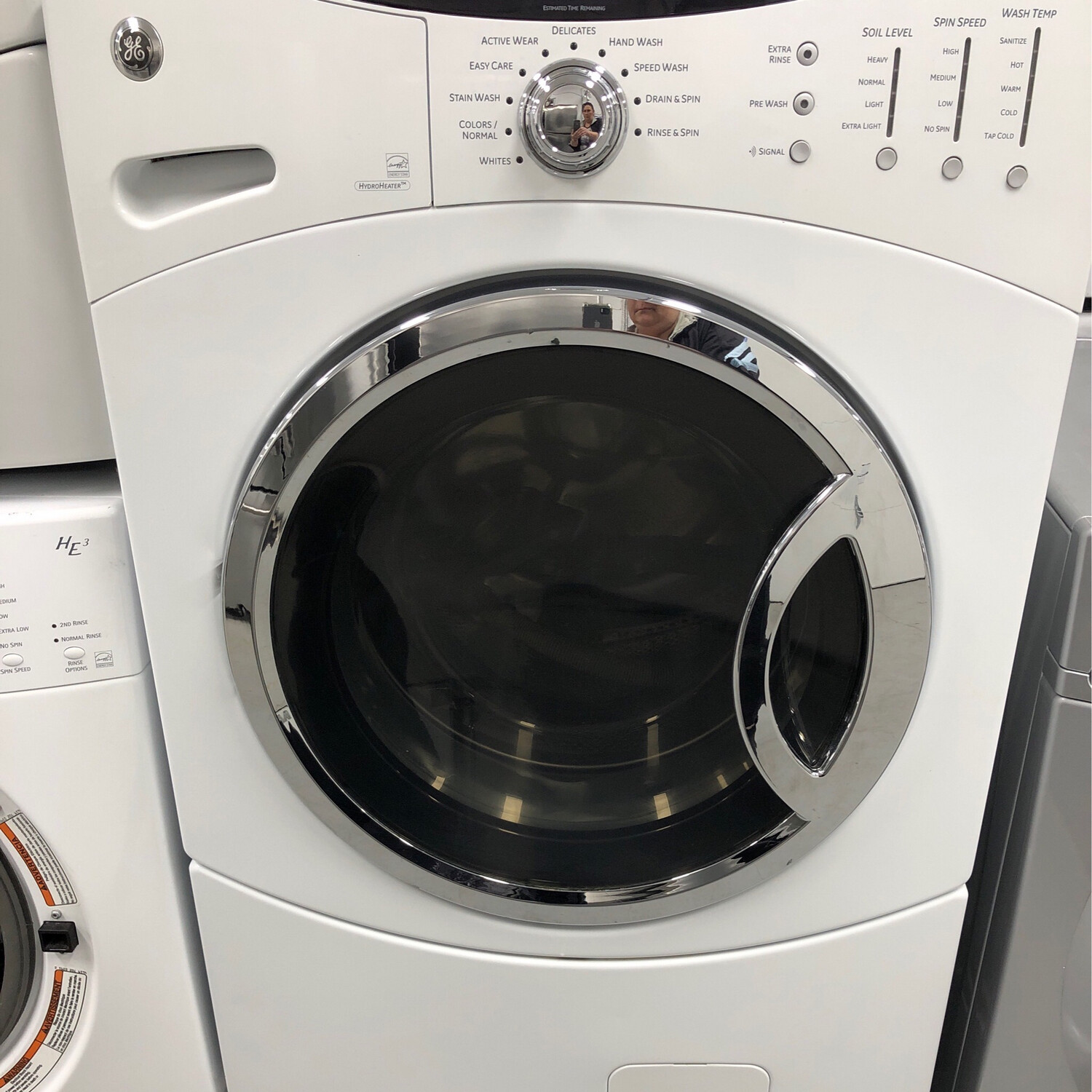 GE Front-Load Washer With Pedestal