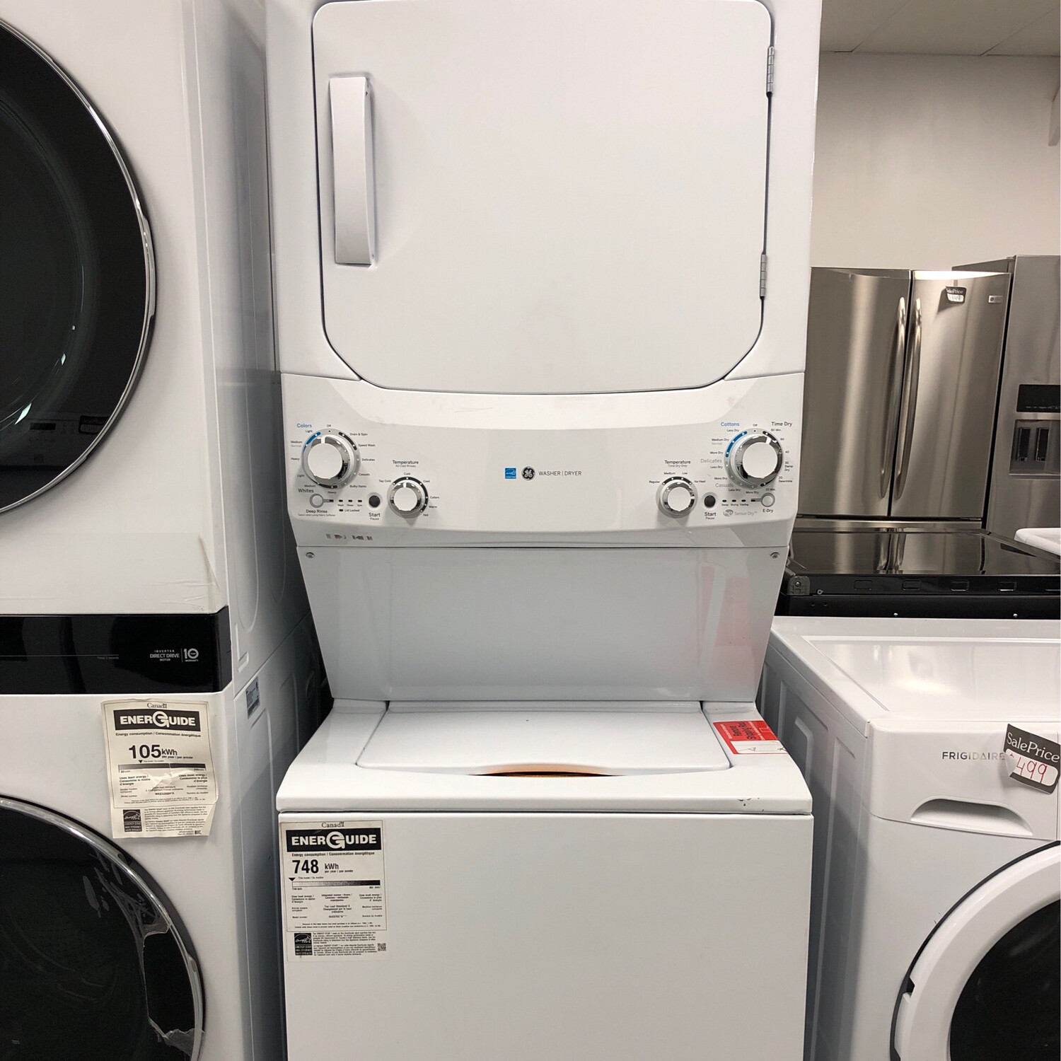 New - Open Box Scratch & Dent  GE Laundry Centre GUD27EEMN0WW