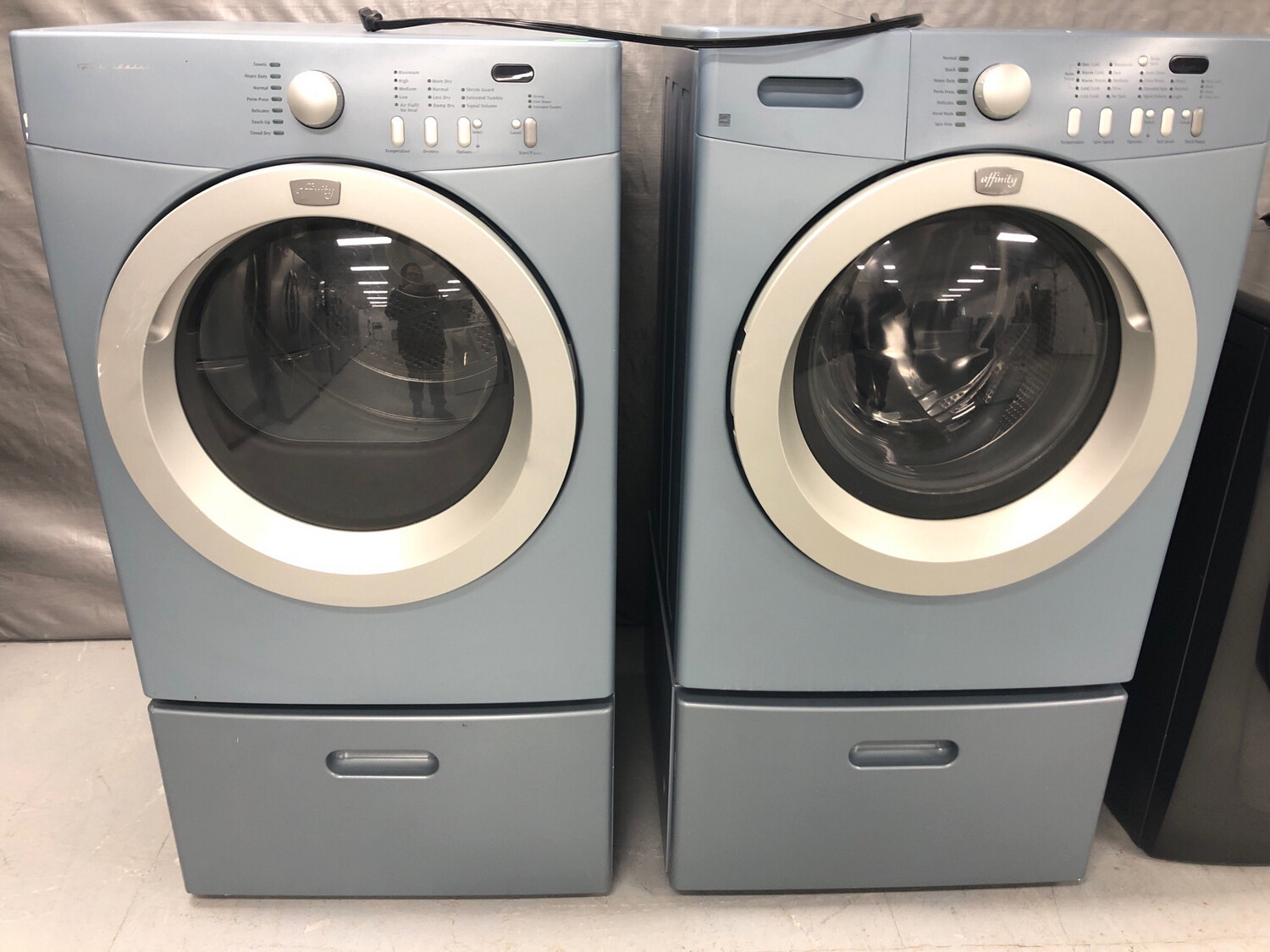 Frigidaire Affinity Front-Load Washer & Dryer Set with Pedestals