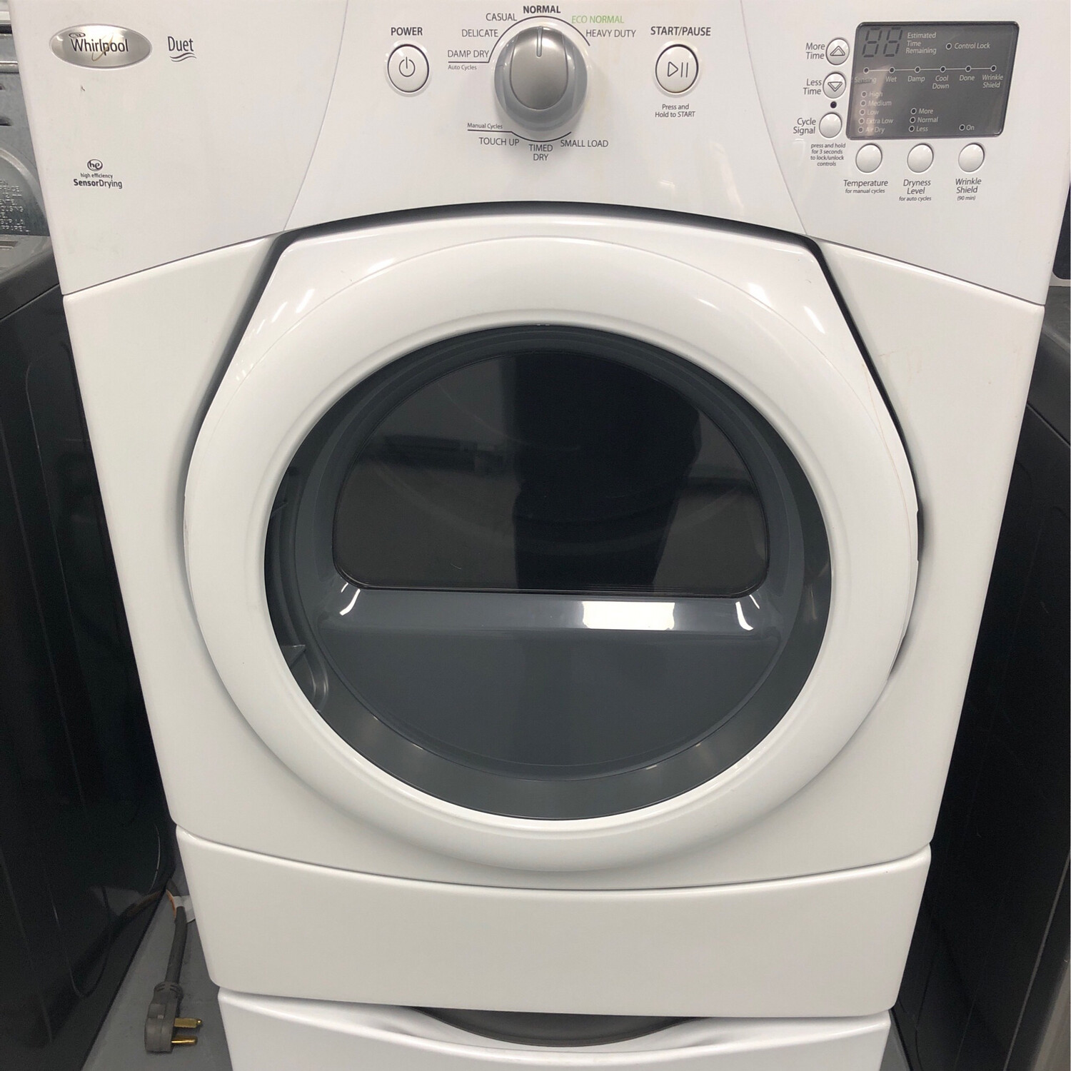 Whirlpool Duet Front-Load Dryer with Pedestal