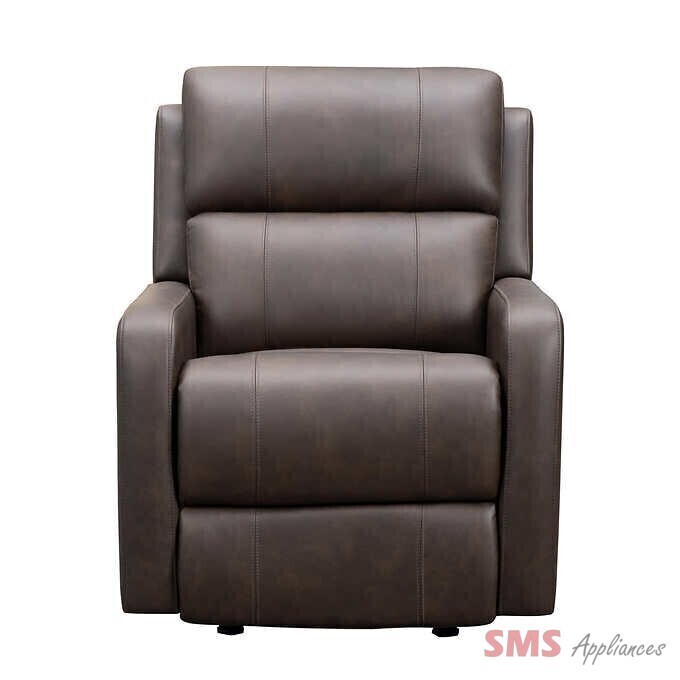 Northridge Home Dual Power Top Grain Leather Recliner