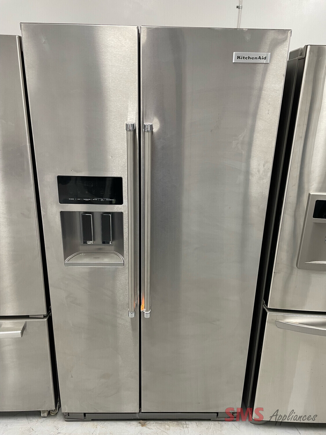 Kitchen Aid 36" 23.9 Cu.Ft Side By Side Refrigerator KRSC503ESOO