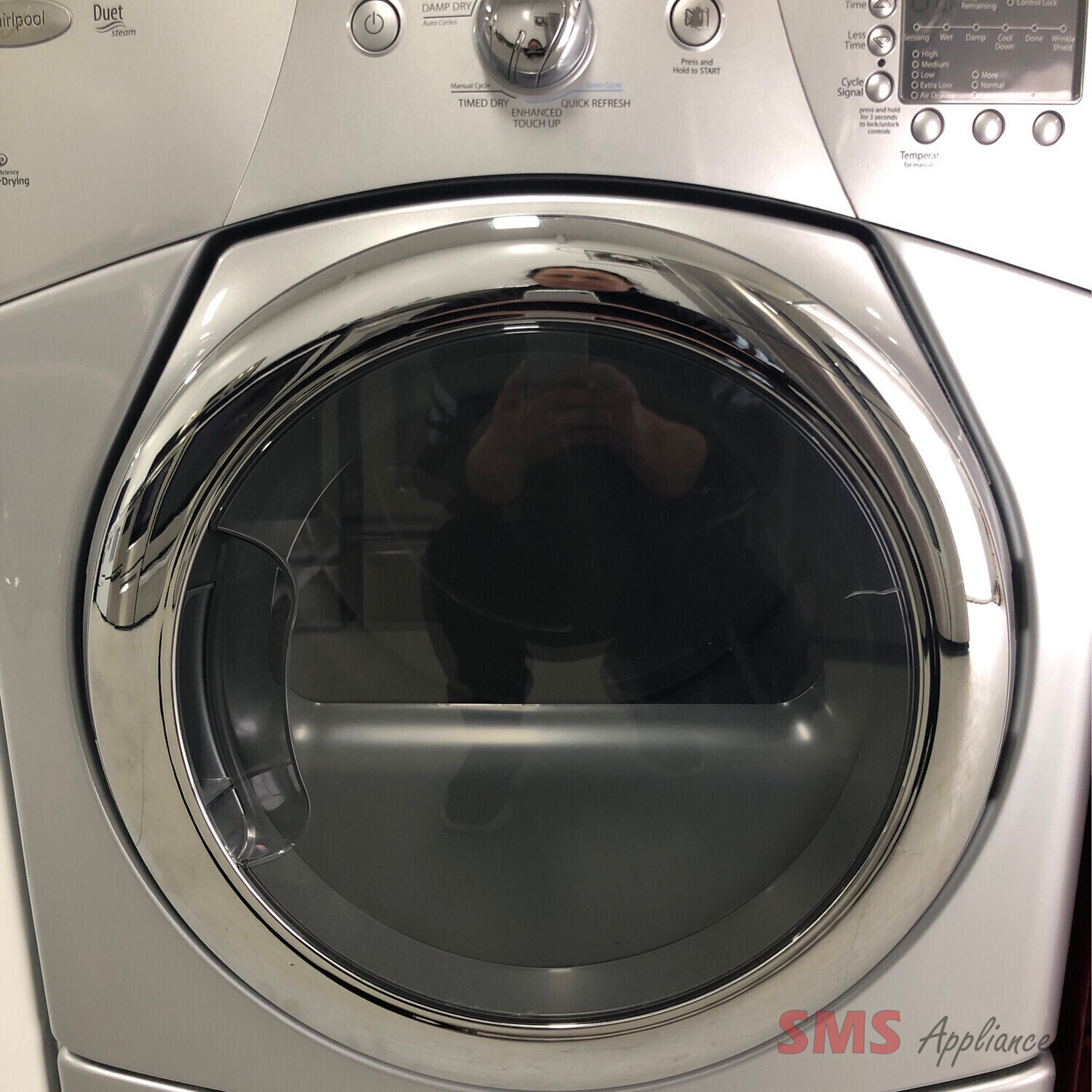 Whirlpool Duet 27" Front-Load Electric Steam Dryer 6.7 Cu. Ft YWED9371YL0