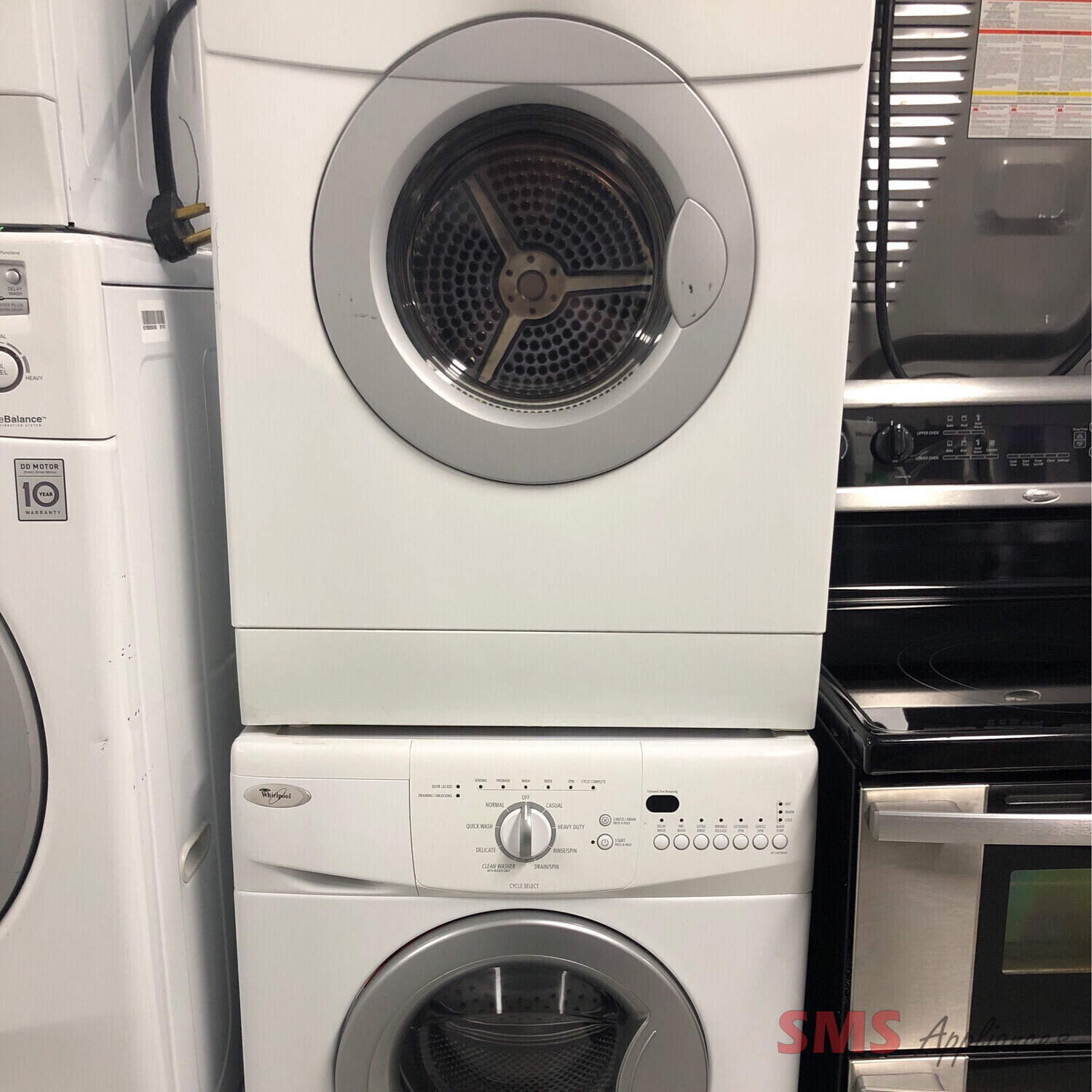 Whirlpool 24" Washer and Dryer Set WFC7500VW2 / YLEW0050PQ3