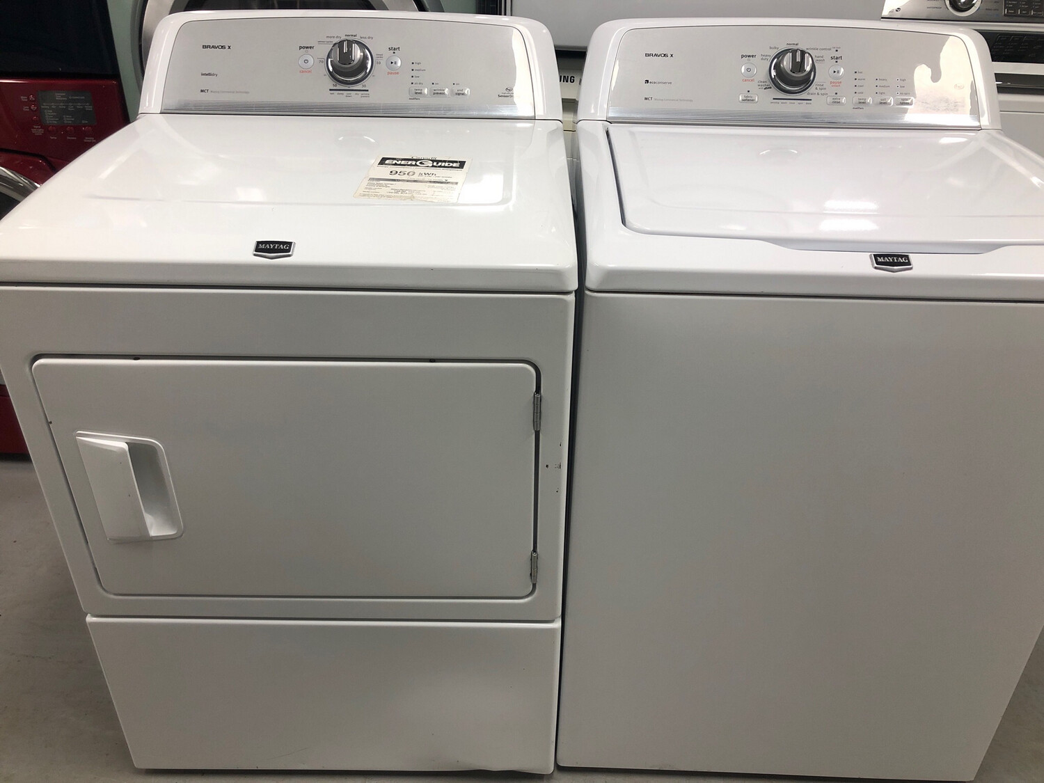 Maytag Bravos Top-Load Washer & Dryer Set