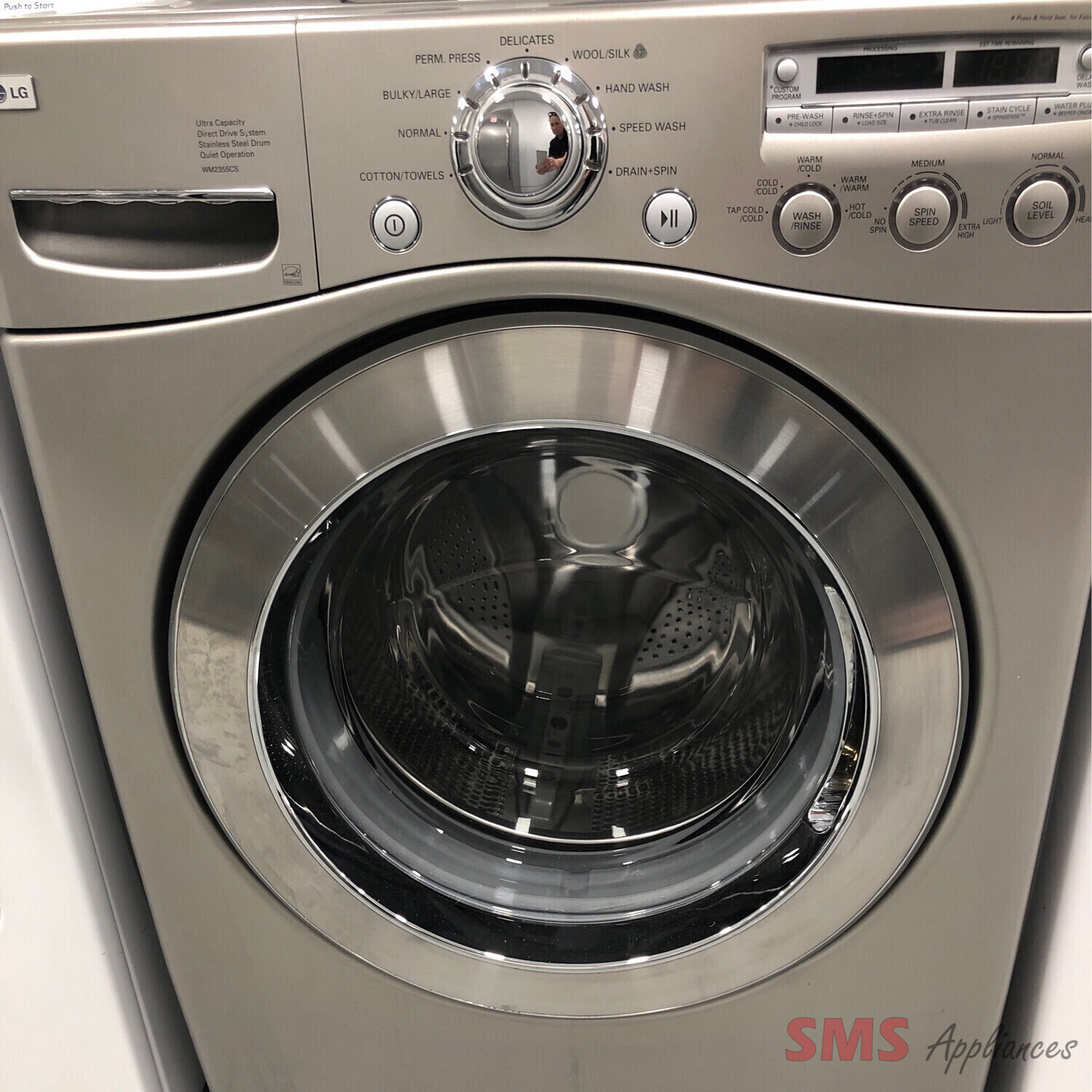 LG 27" Front-Load Electric Washer, 4.3 Cu.Ft WM2355CS