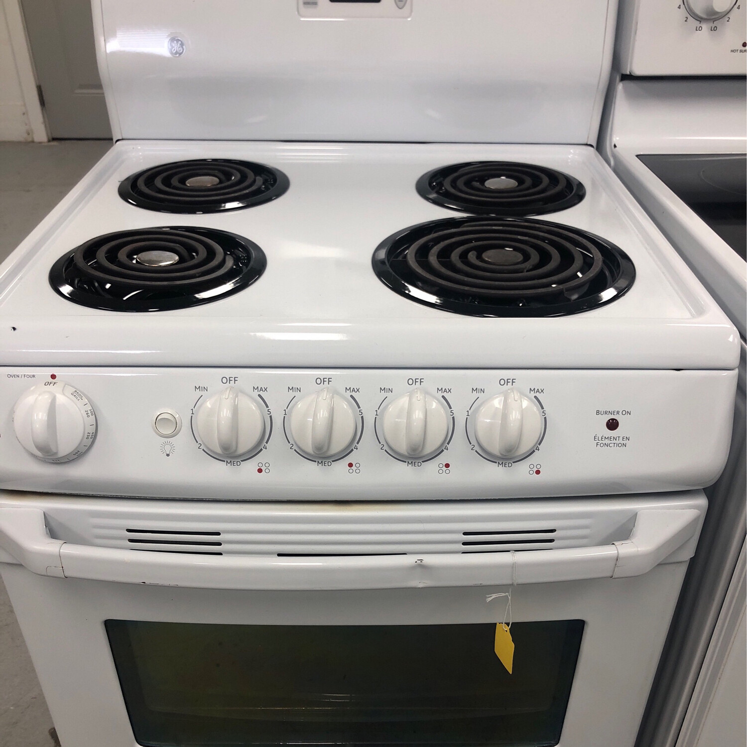 GE Freestanding 24” Coil Range