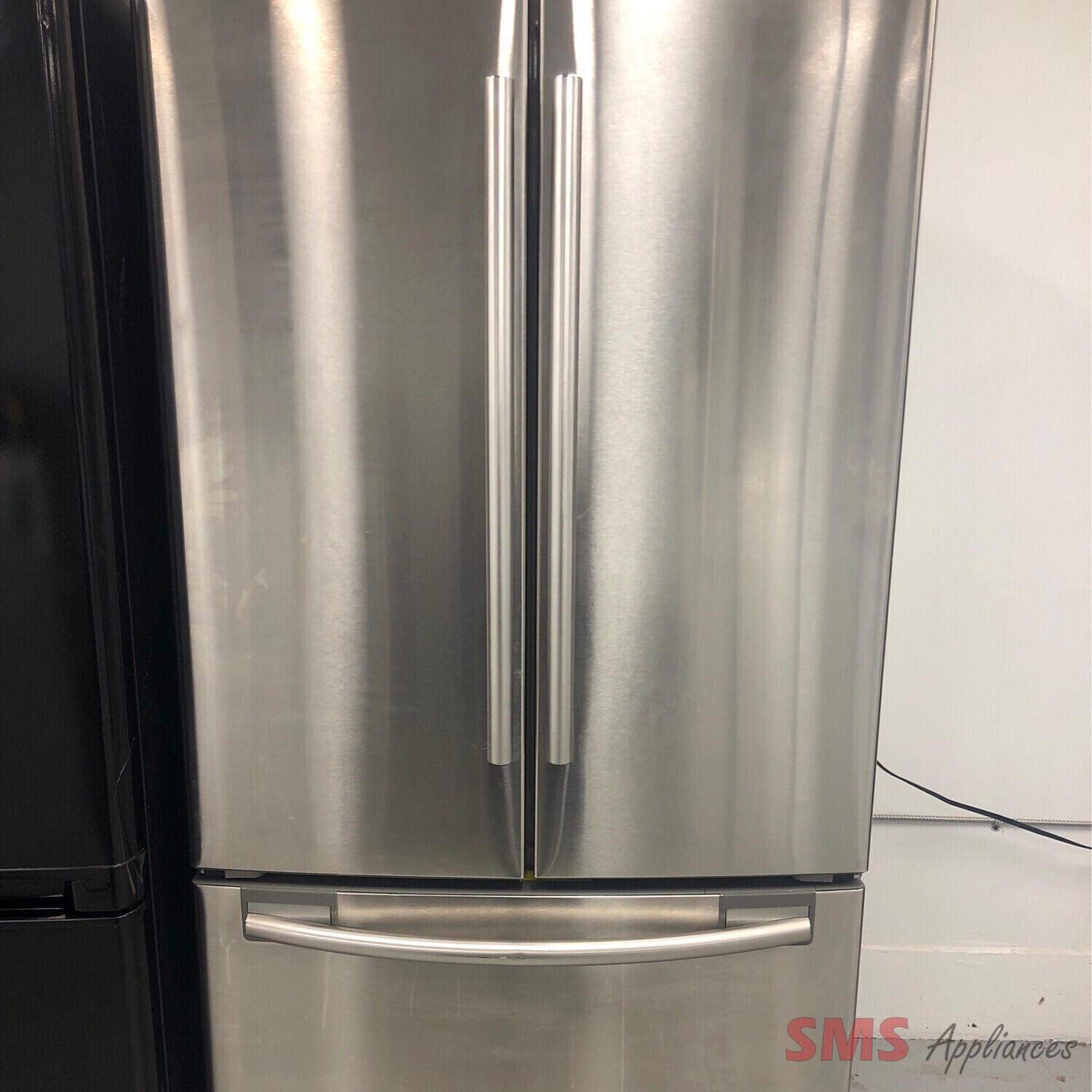 Samsung 33'' 17.5 Cu.Ft French Door Refrigerator RF18HFENBSR