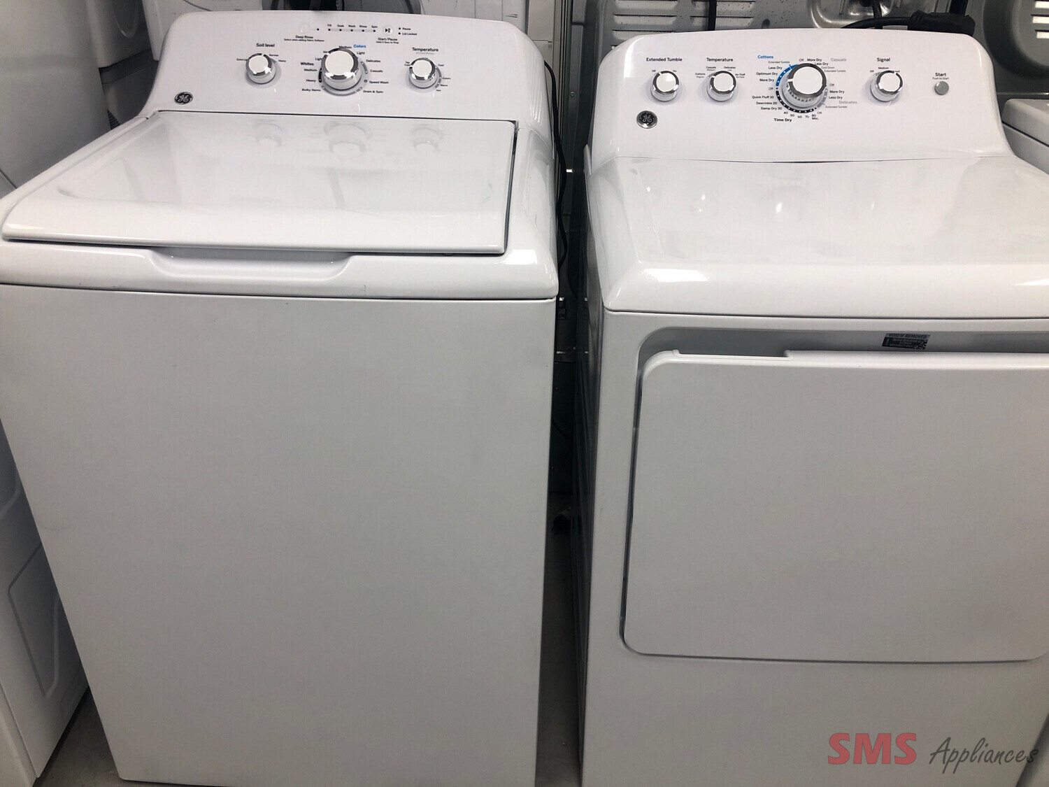 GE Top-Load Washer & Dryer Set