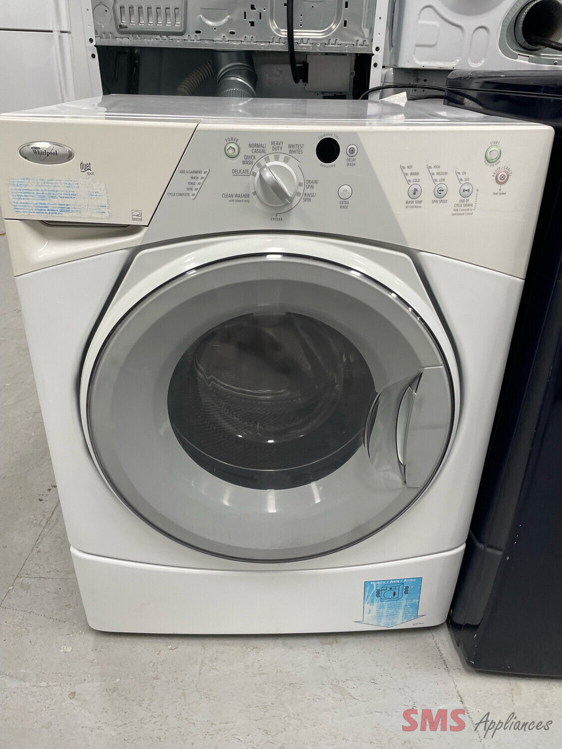 Whirlpool 27" Front-Load Electric Washer, 3.4 Cu.Ft WFW8300SW01