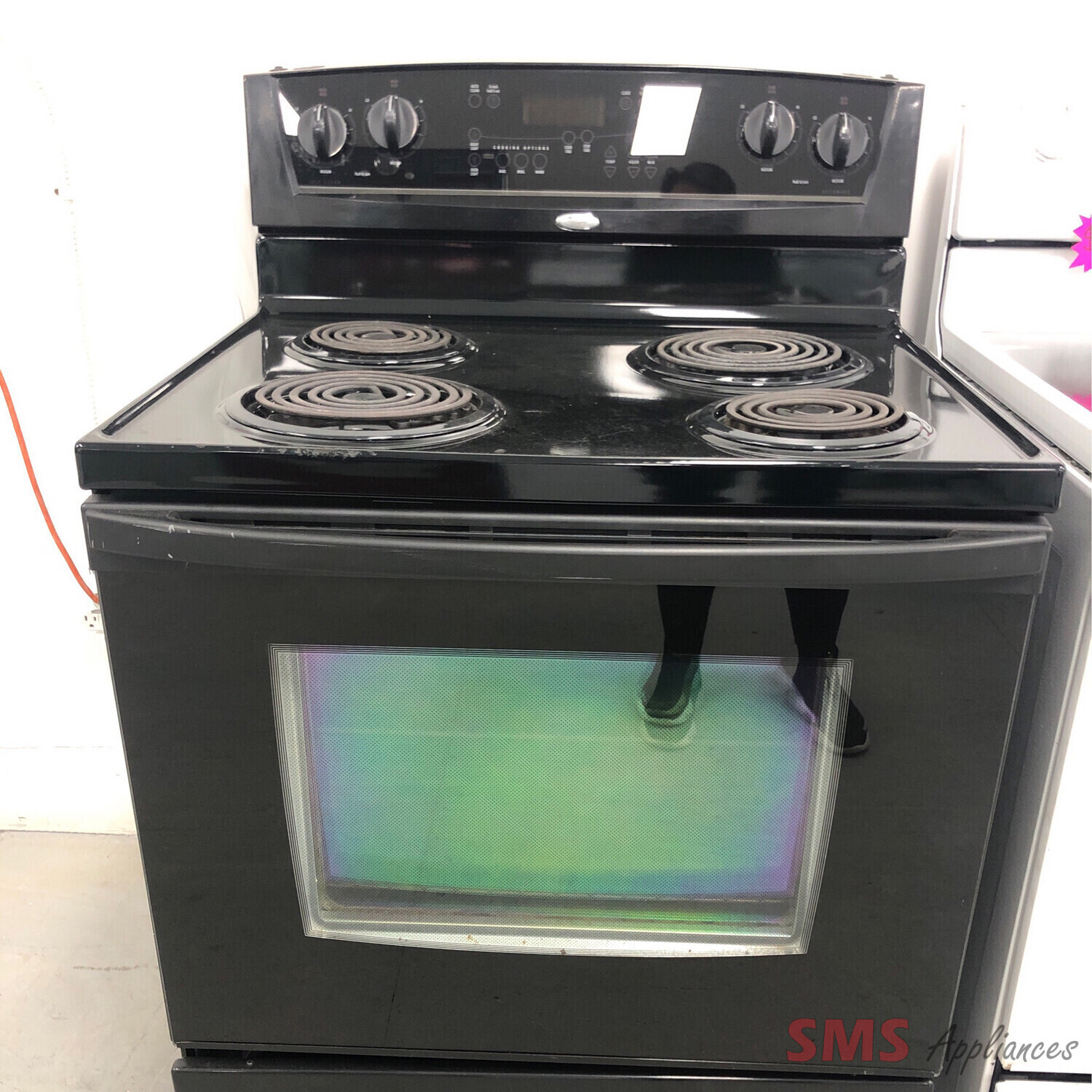 Whirlpool 30" Freestanding Coil-Top Range WERP3120PB