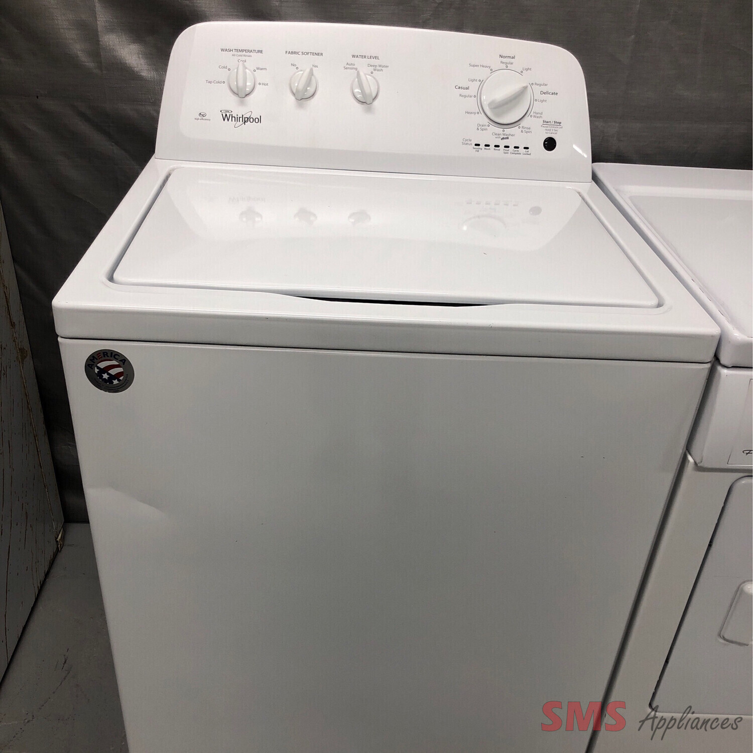 Whirlpool 27" Top-Load Electric Washer, 4.0 Cu.Ft WTW4616FW1
