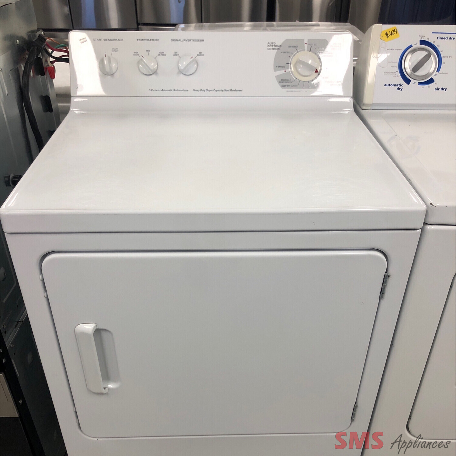 GE Front-Load Dryer PBSR353EW0WW
