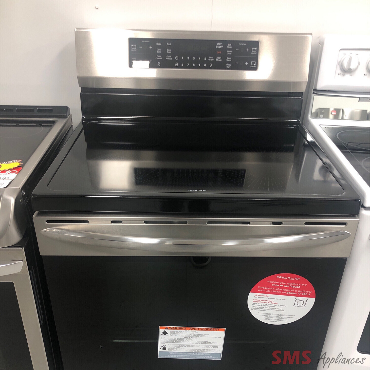 New Open Box - Scratch and Dent Frigidaire induction Glass-Top Range GCR1305CAFH