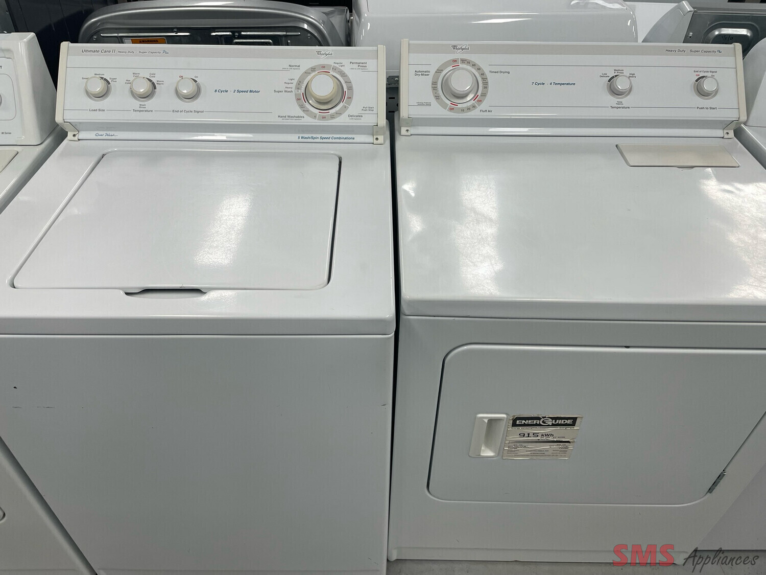 Whirlpool Top-Load Washer and Dryer Set