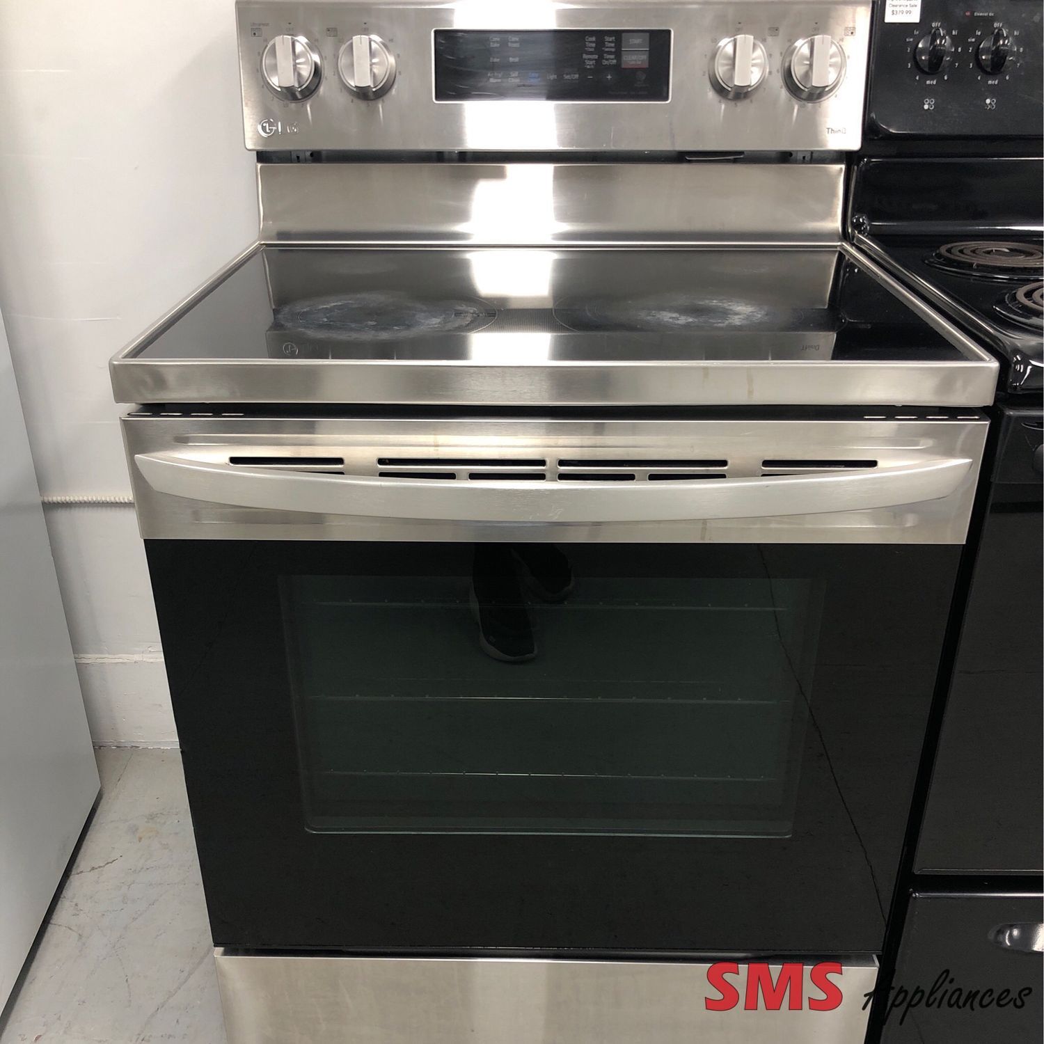 LG 30'' Glass-Top Range LREL6323S