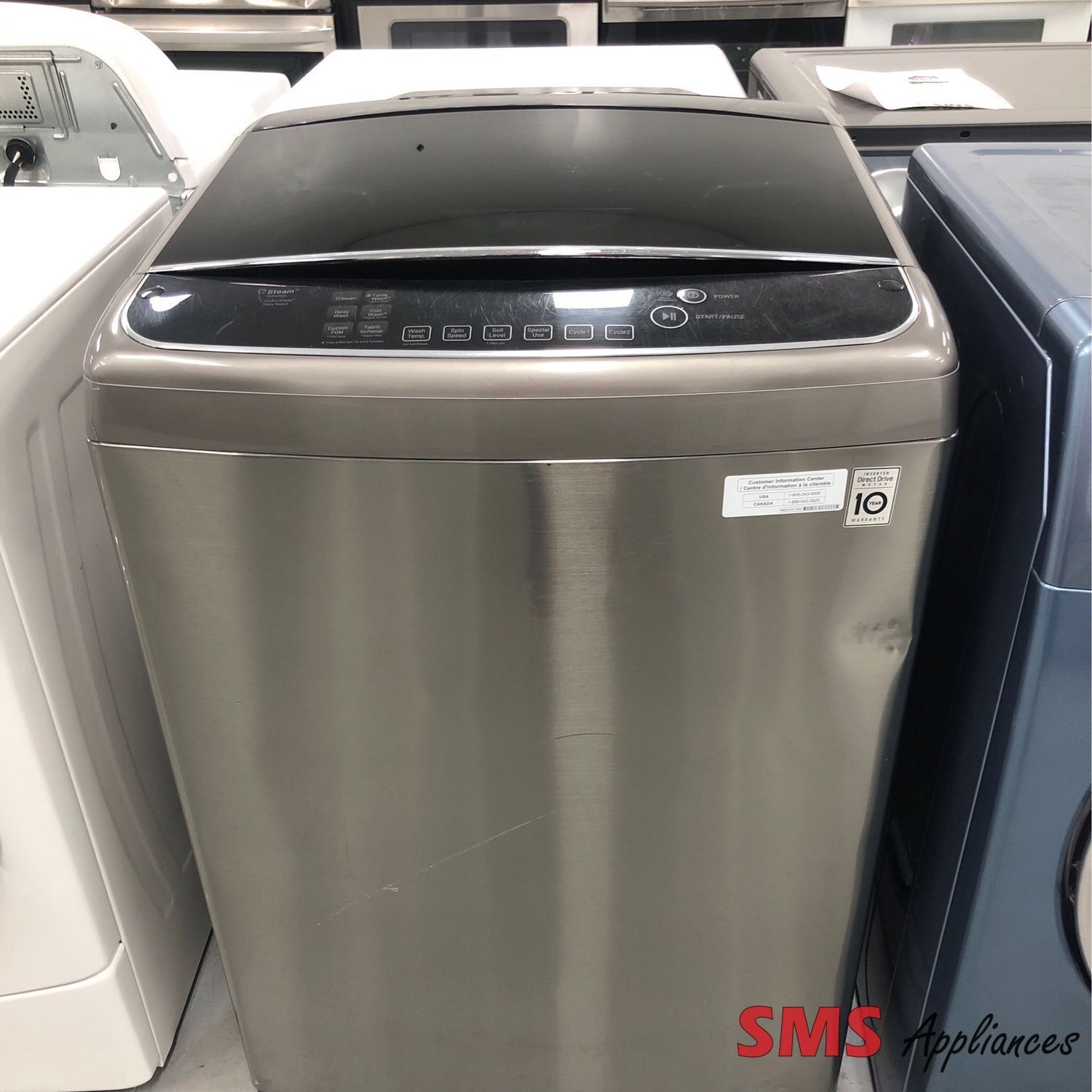 LG Top-Load 5.8 Cu.Ft Washer WT1801HVA
