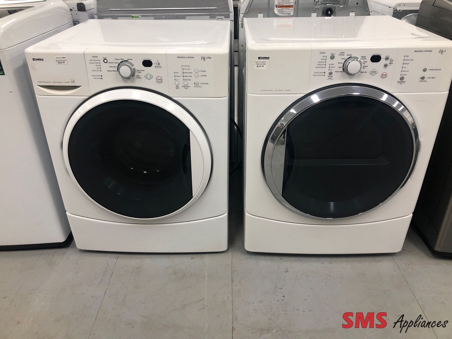 Kenmore Front-Load Washer & Dryer Set 110.47532603/110.C87571602