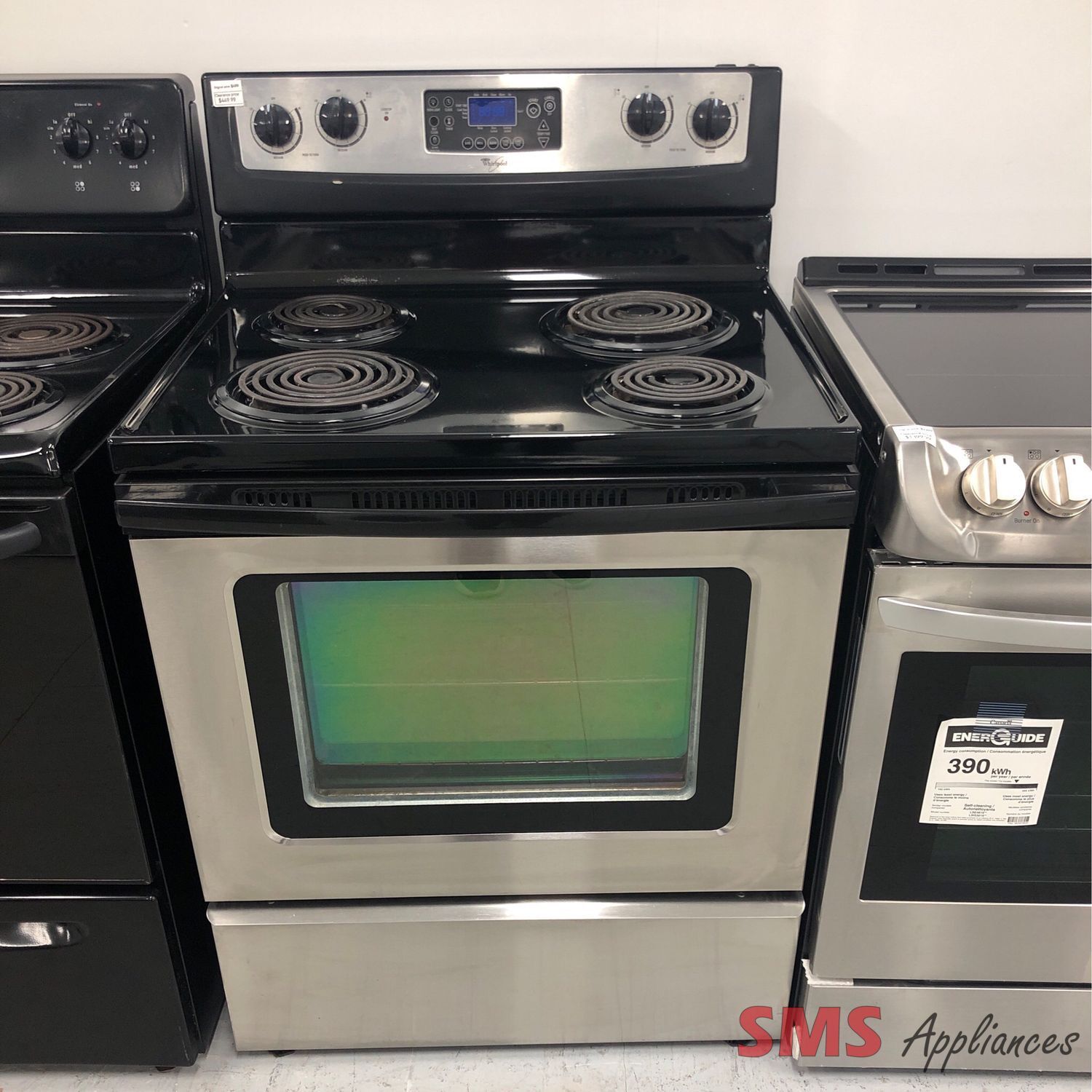 Whirlpool 30” Coil-Top Range YRF263LXTS