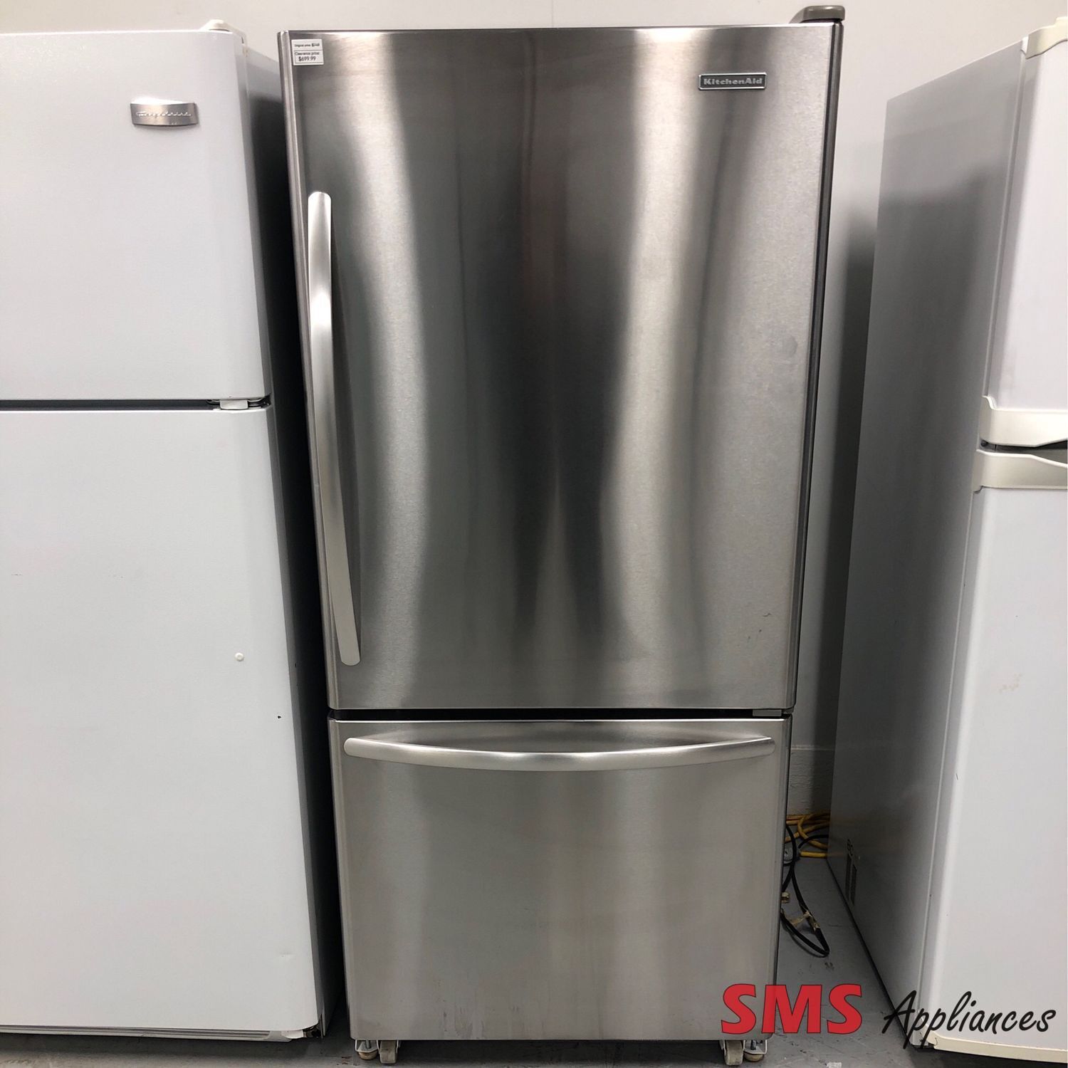 Kitchen Aid 30'' Bottom Mount Refrigerator  KBRS19KTMS1