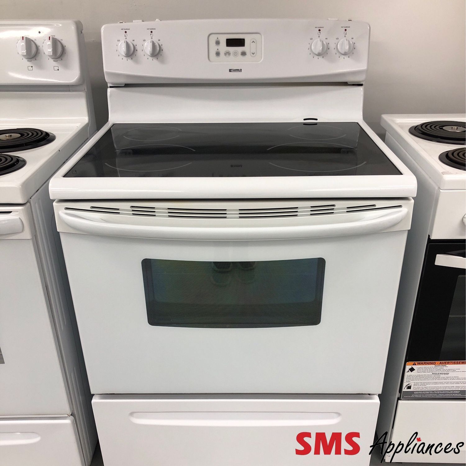 Kenmore 30” Glass-Top Range