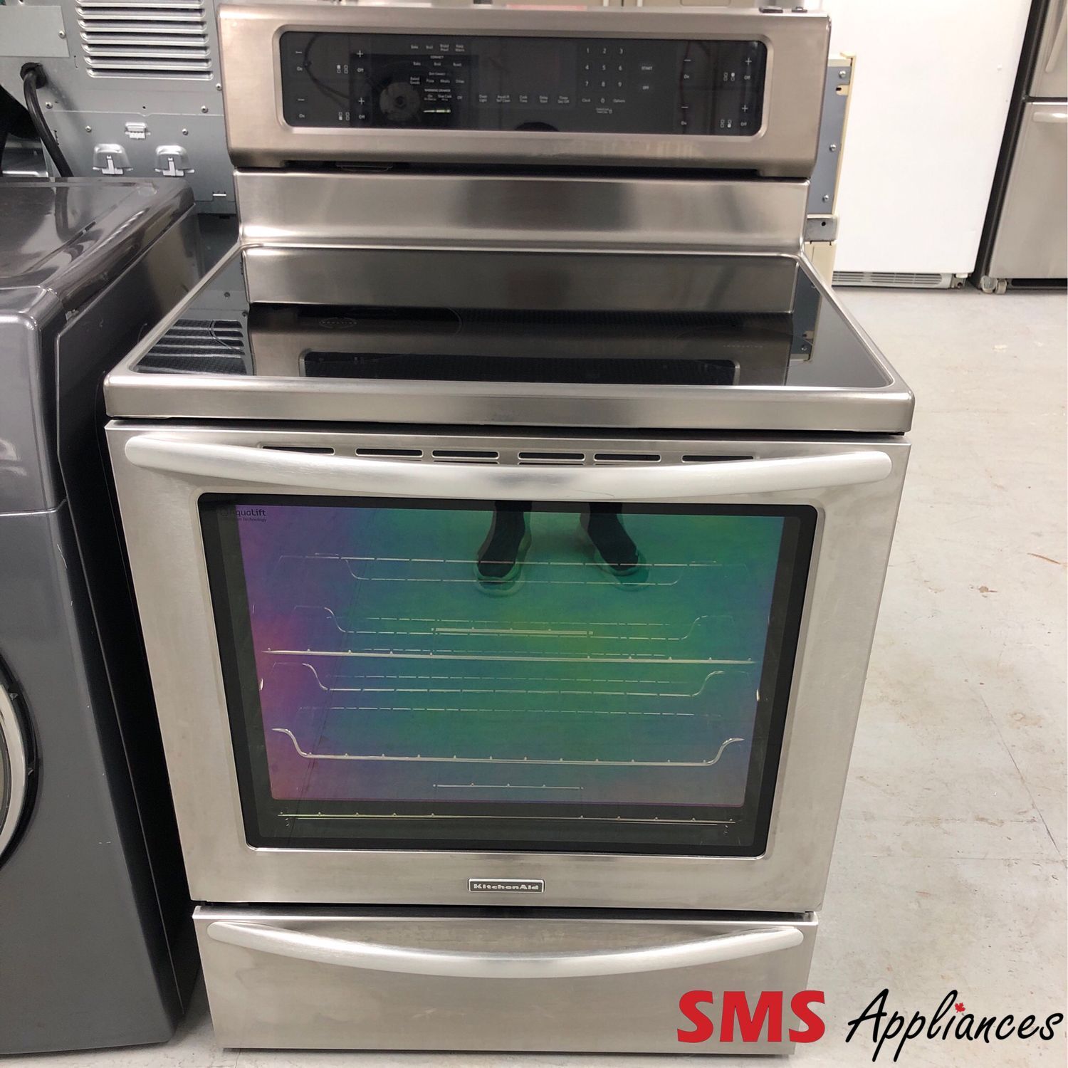 Kitchen Aid 30'' Induction Range YKIRS608BSS1