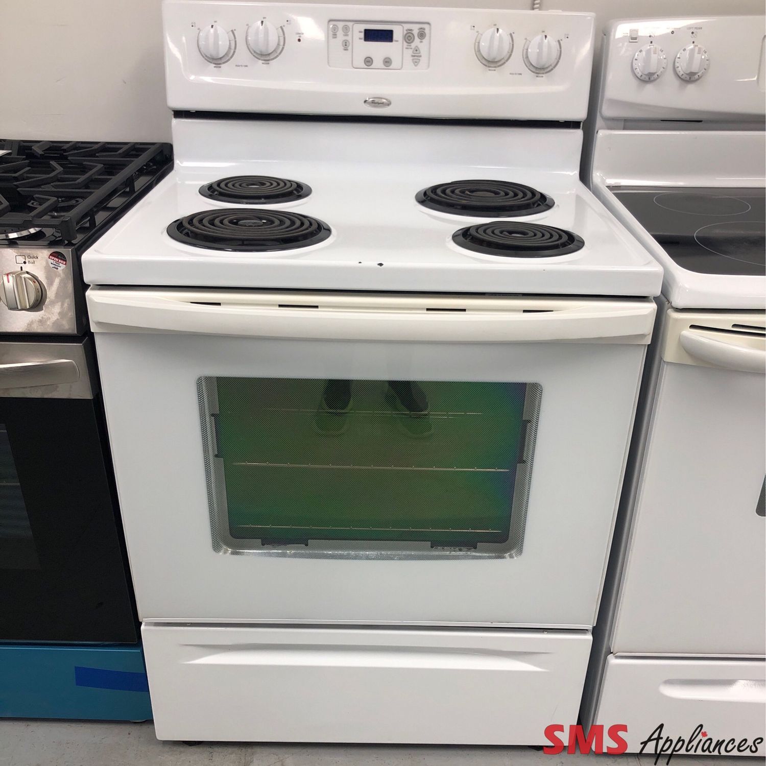 Whirlpool 30” Coil-Top Range WERE3000SQ