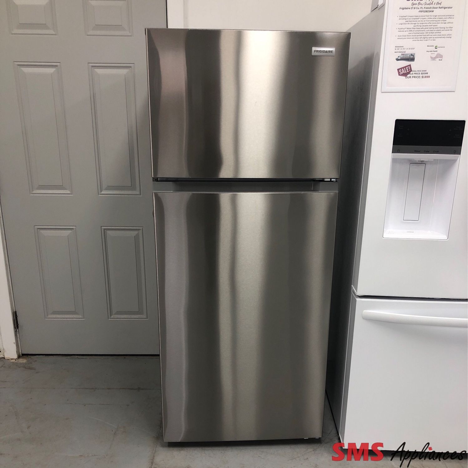 Open Box-Scratch and Dent Frigidaire 16.0 Cu.Ft Top-Freezer Refrigerator FRTE1622