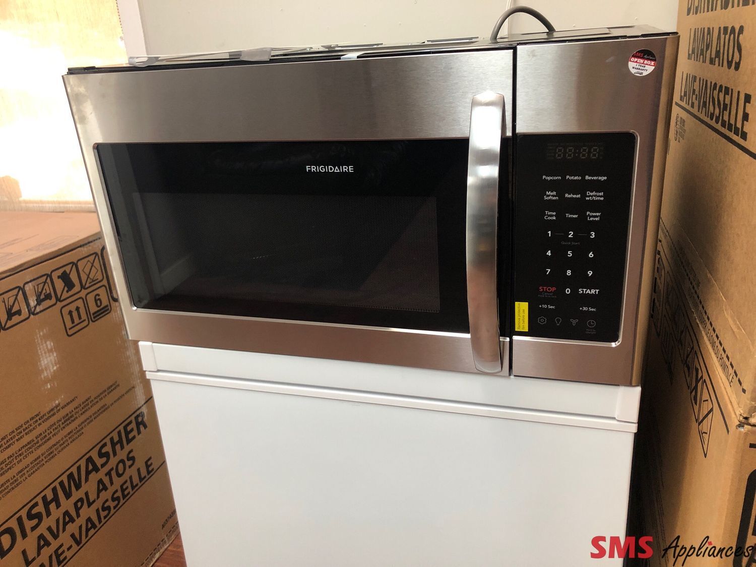 Open Box-Scratch and Dent Frigidaire 1.8 Cu.Ft Over-The-Range Microwave  FMOS1846BS