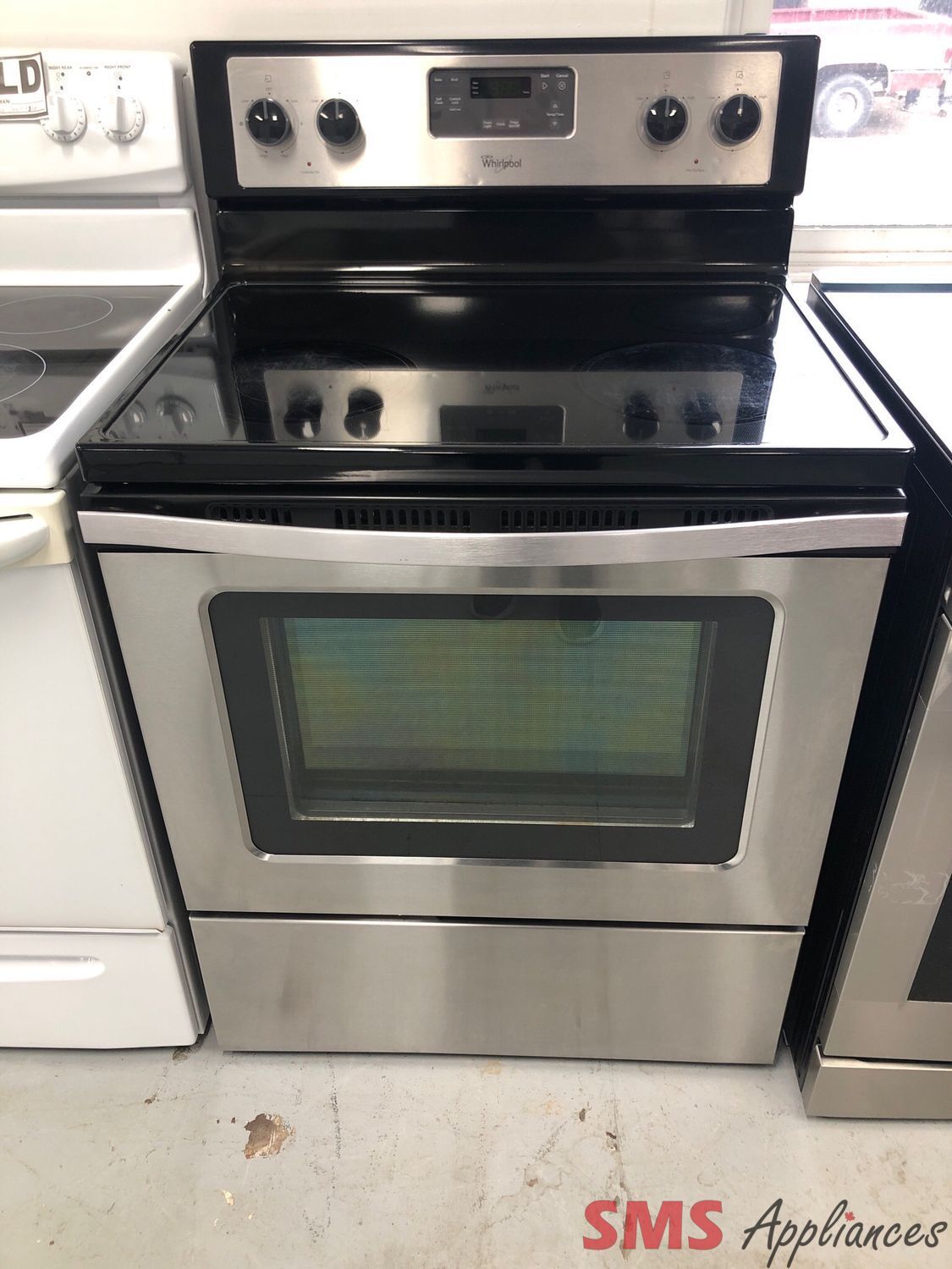 Whirlpool 30''  Glass-Top Range YWFE510S0AS0