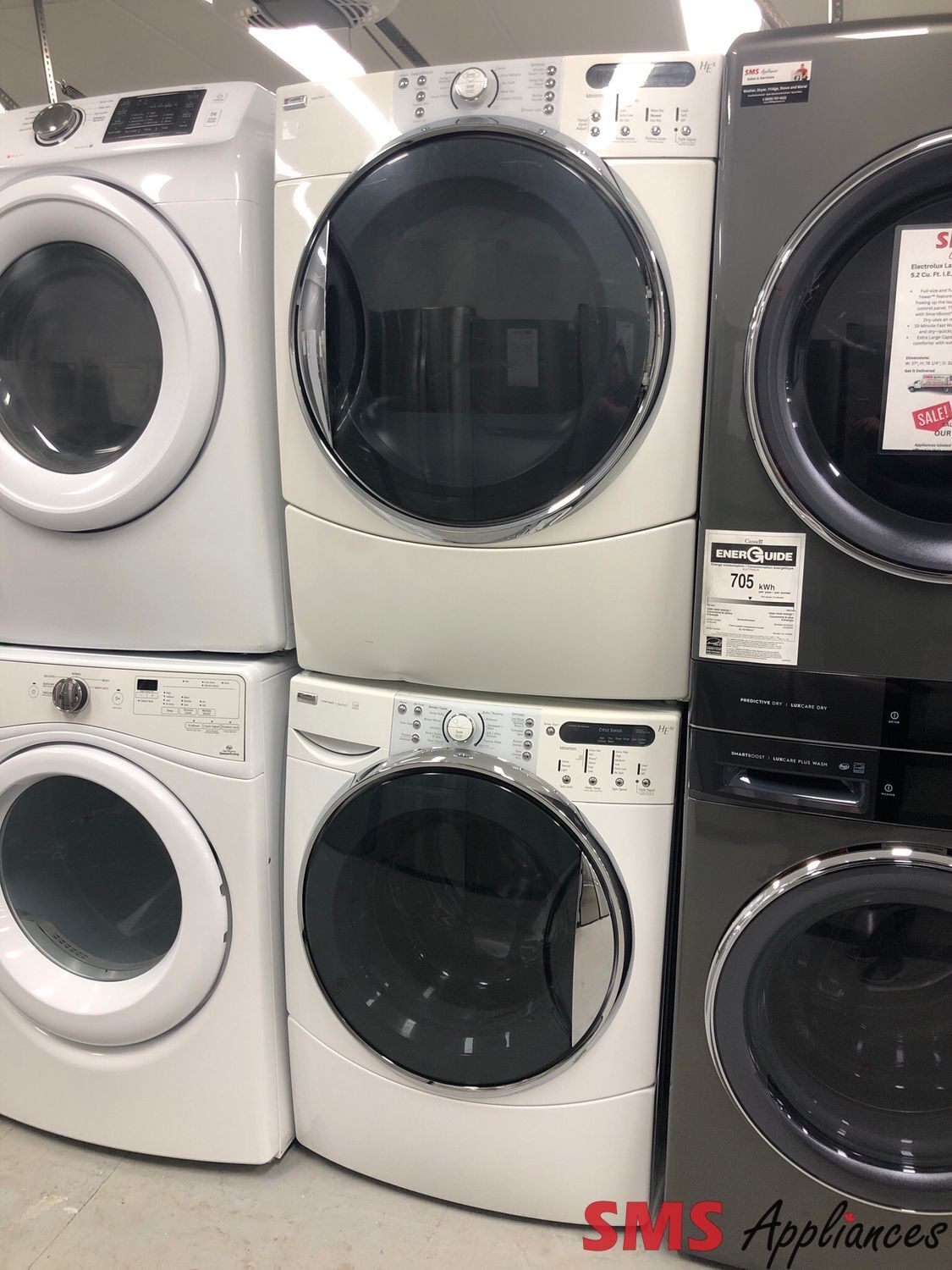 Kenmore Front-Load Washer & Dryer Set  110.47081601/110.C87081601