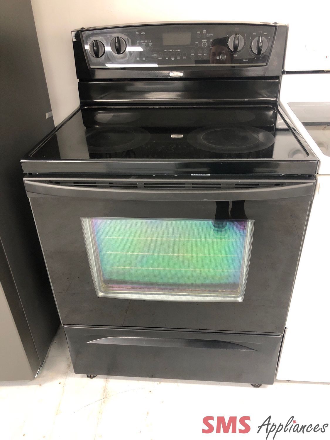Whirlpool 30” Glass-Top Range
