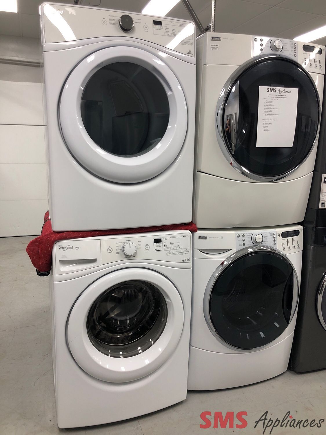 Whirlpool Front-Load Washer & Dryer Set  WFW72HEDW0/YWED75HEFW0