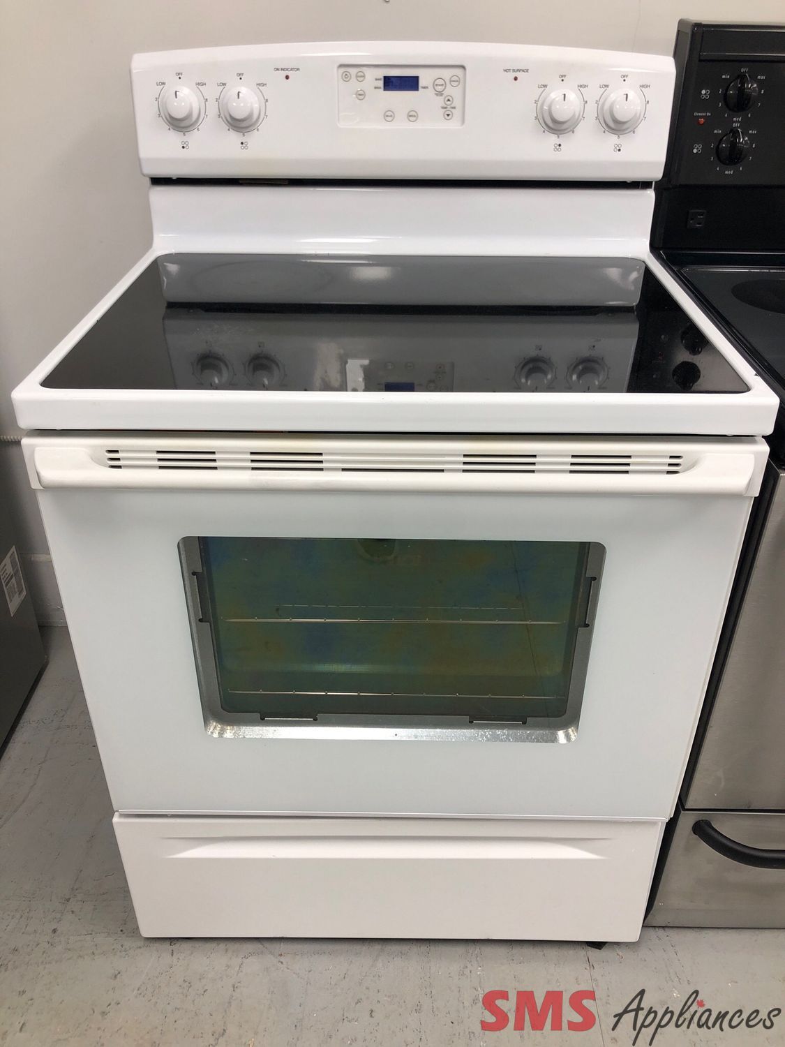 Whirlpool 30” Glass-Top Range YIES350XW