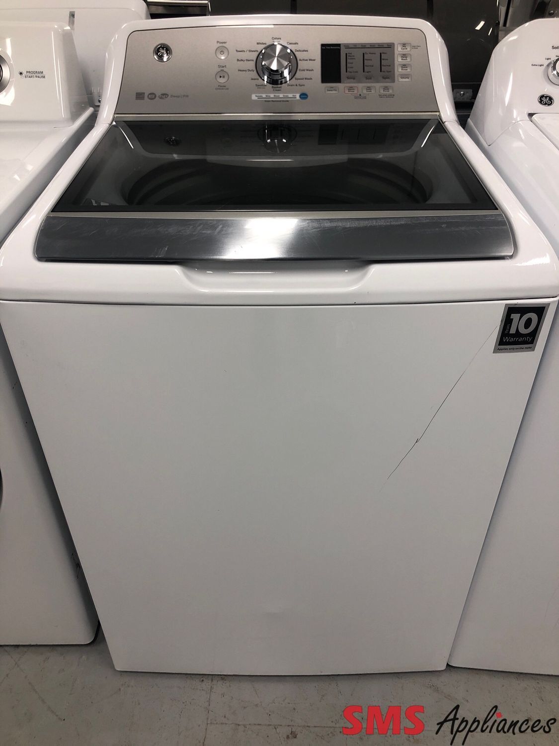 GE 5.3 Cu.Ft Top-Load Washer GTW680BMMWS