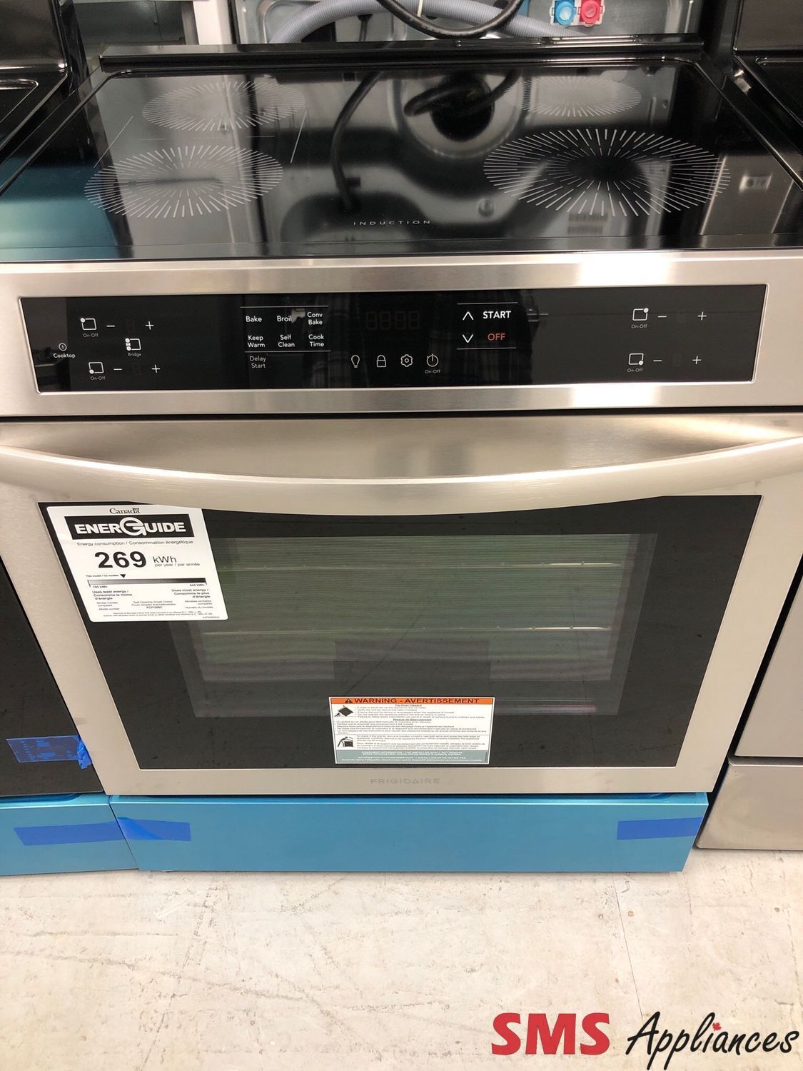 Open Box-Scratch and Dent Frigidaire 30” Induction Range  FCFI308CAS