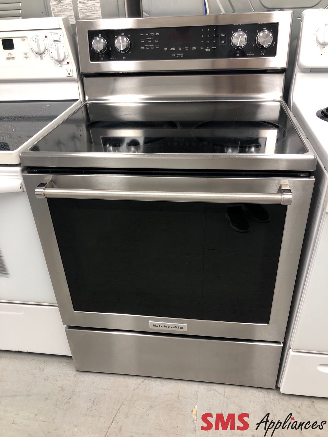 Kitchen Aid 30” Glass-Top Range YKFEG500ESS2