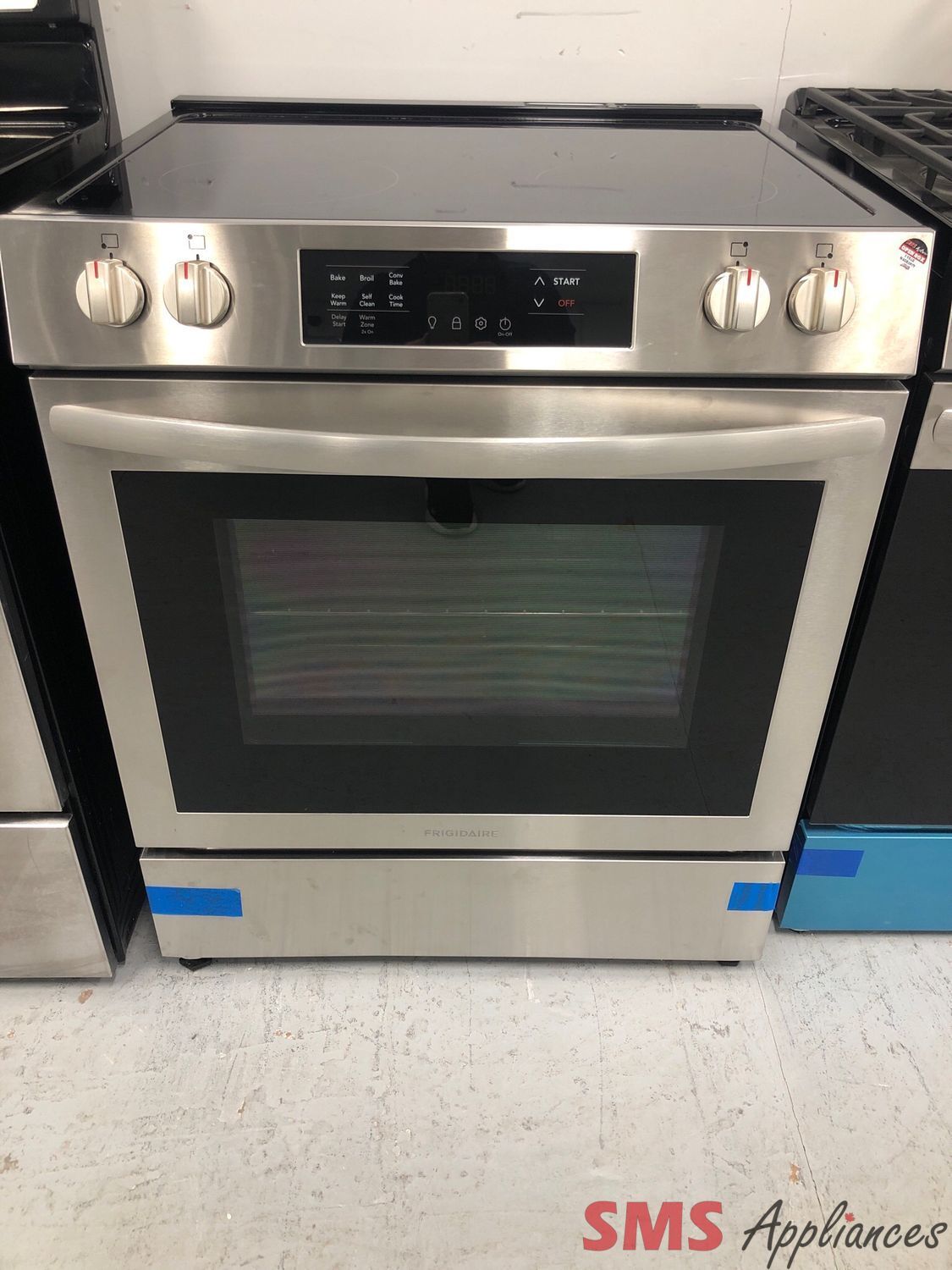 Open Box-Scratch and Dent Frigidaire 30” Front Control Electric Range  FCFE308CAS