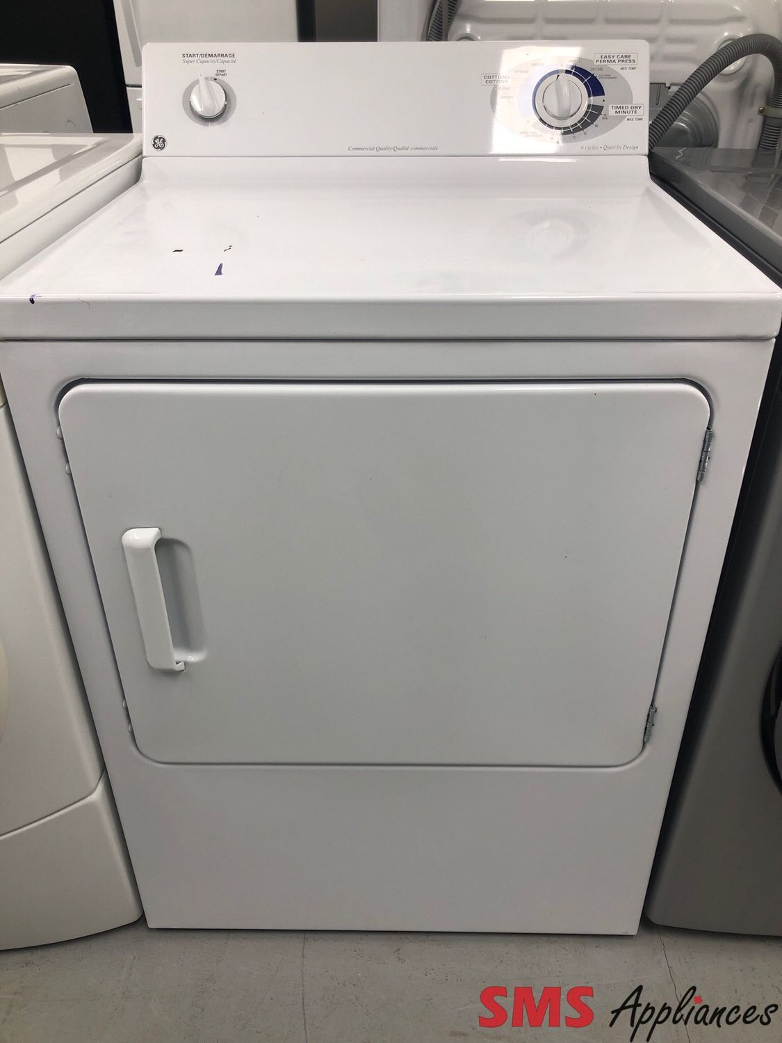 GE 6.0 Cu.Ft Electric Dryer PCXR363EB0WW