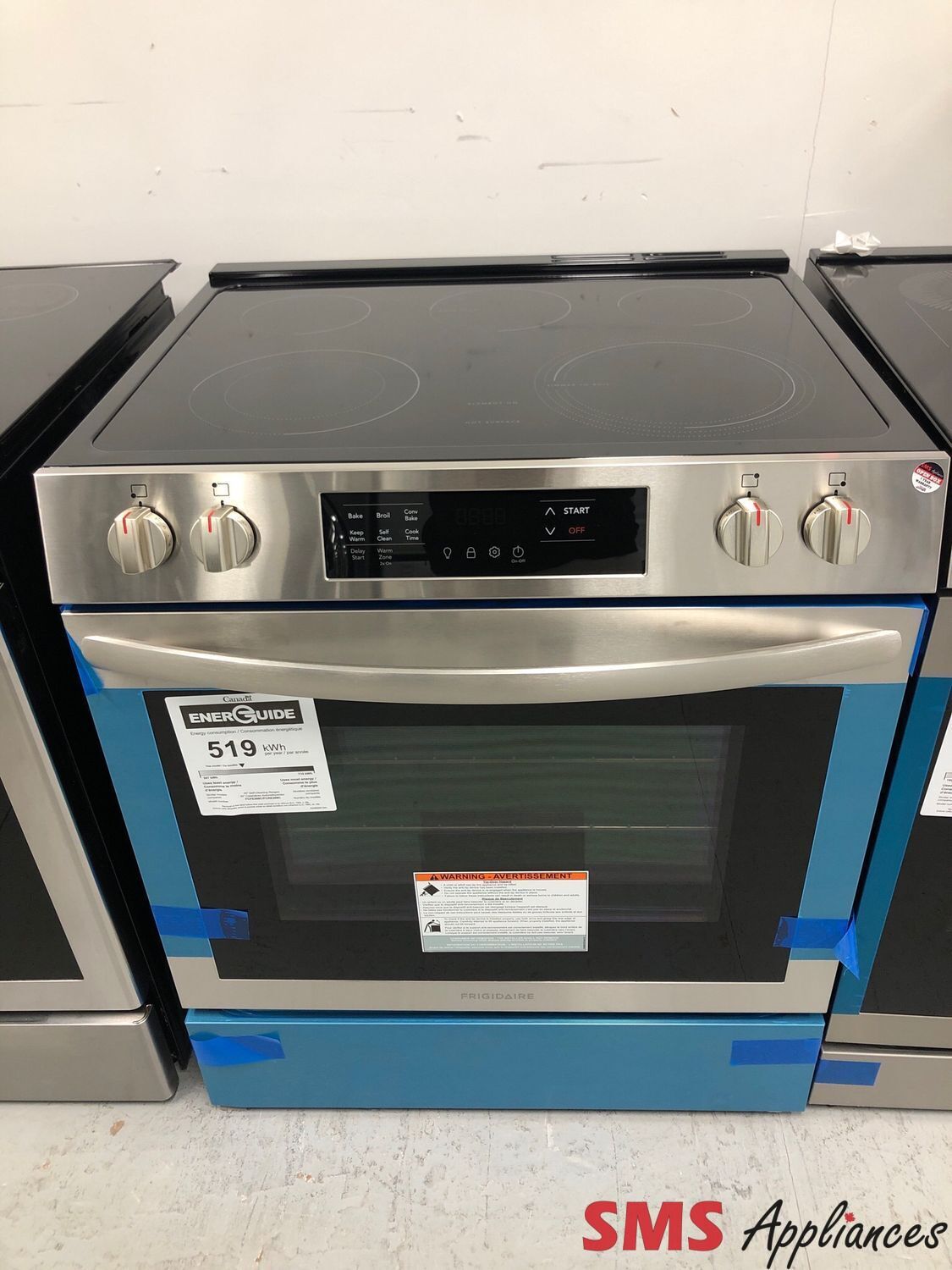 Open Box-Scratch and Dent Frigidaire 30” Front Control Electric Range FCFE308CAS